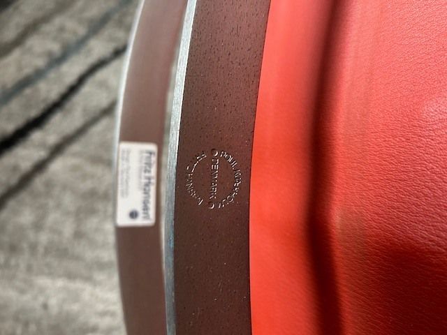 Original Poul Kjaerholm Pk22 Leather Lounge Chair For Fritz Hansen photo buy