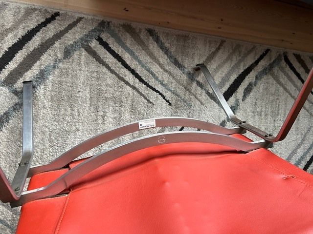 Original Poul Kjaerholm Pk22 Leather Lounge Chair For Fritz Hansen photo vintage