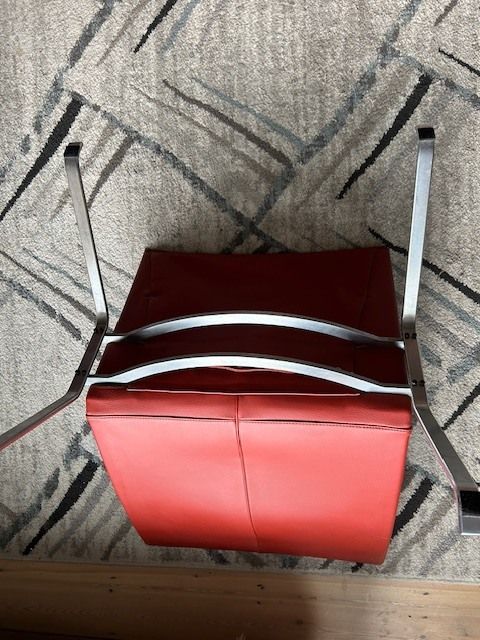 photo furniture Original Poul Kjaerholm Pk22 Leather Lounge Chair For Fritz Hansen