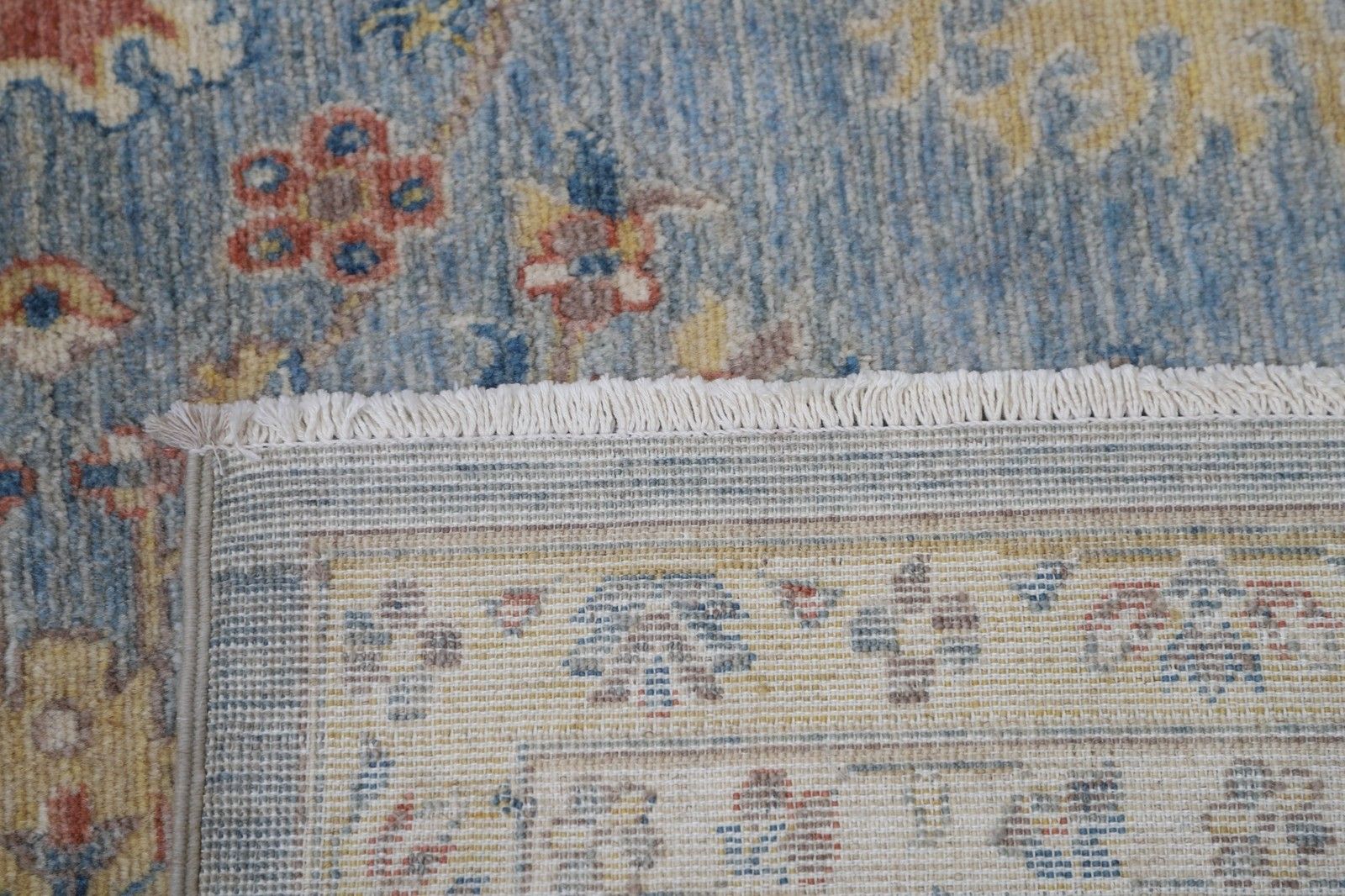 8'x9'10" Modern Turkish Wool Area Rug, Authentic Oushak Carpet For Home Decor photo vinterior