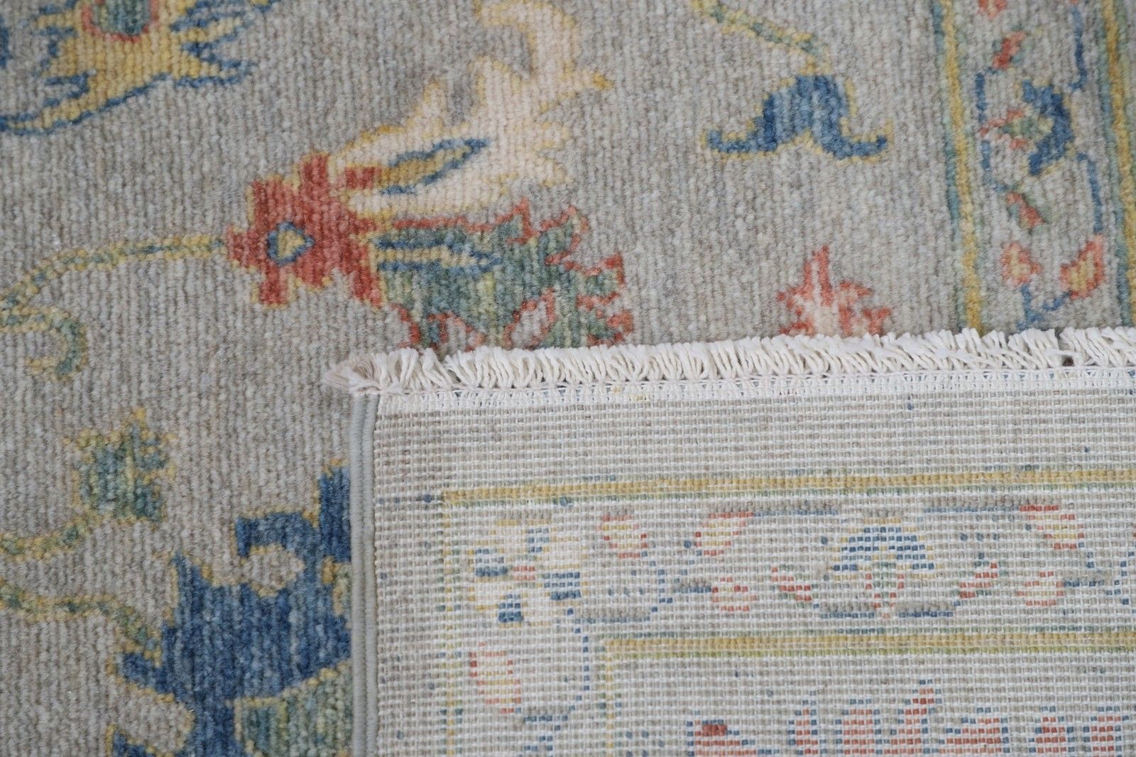 Tapis en laine turc moderne 4'10" x 7'11", pour salon, chambre et salle à manger photo vinterior