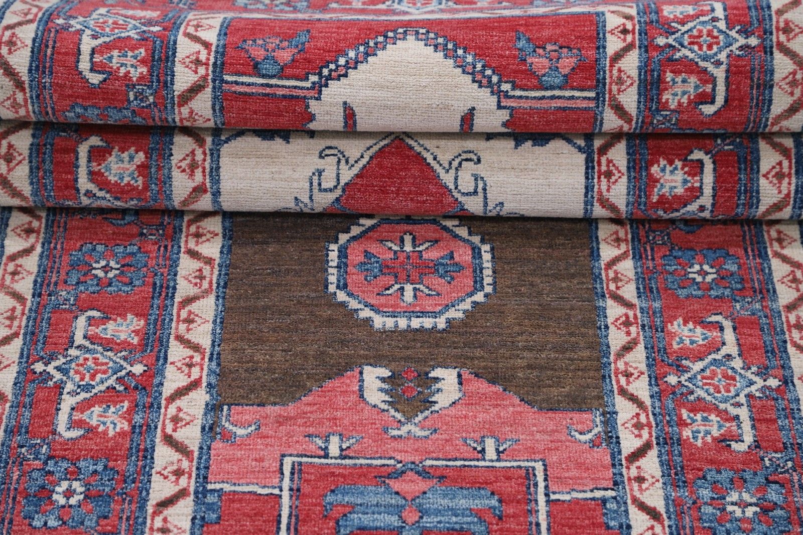 Tapis de couloir noué à la main en laine, 0,82 x 2,95 m, pour couloir, cuisine et corridor photo Textiles