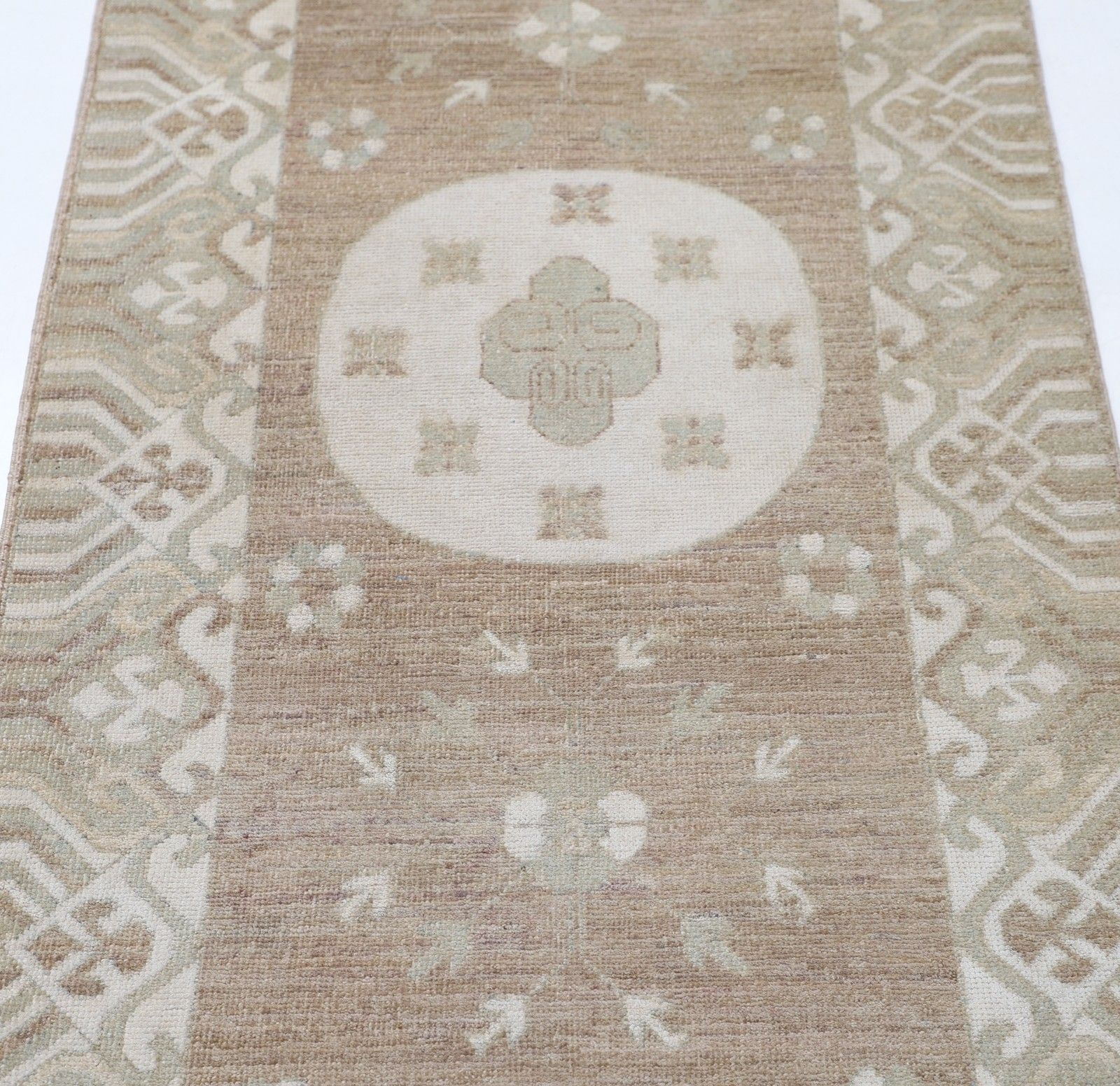 2.8x9.7 Ft Traditional Handknotted Wool Runner Rug For Hallway. Corridor Rug photo for sale