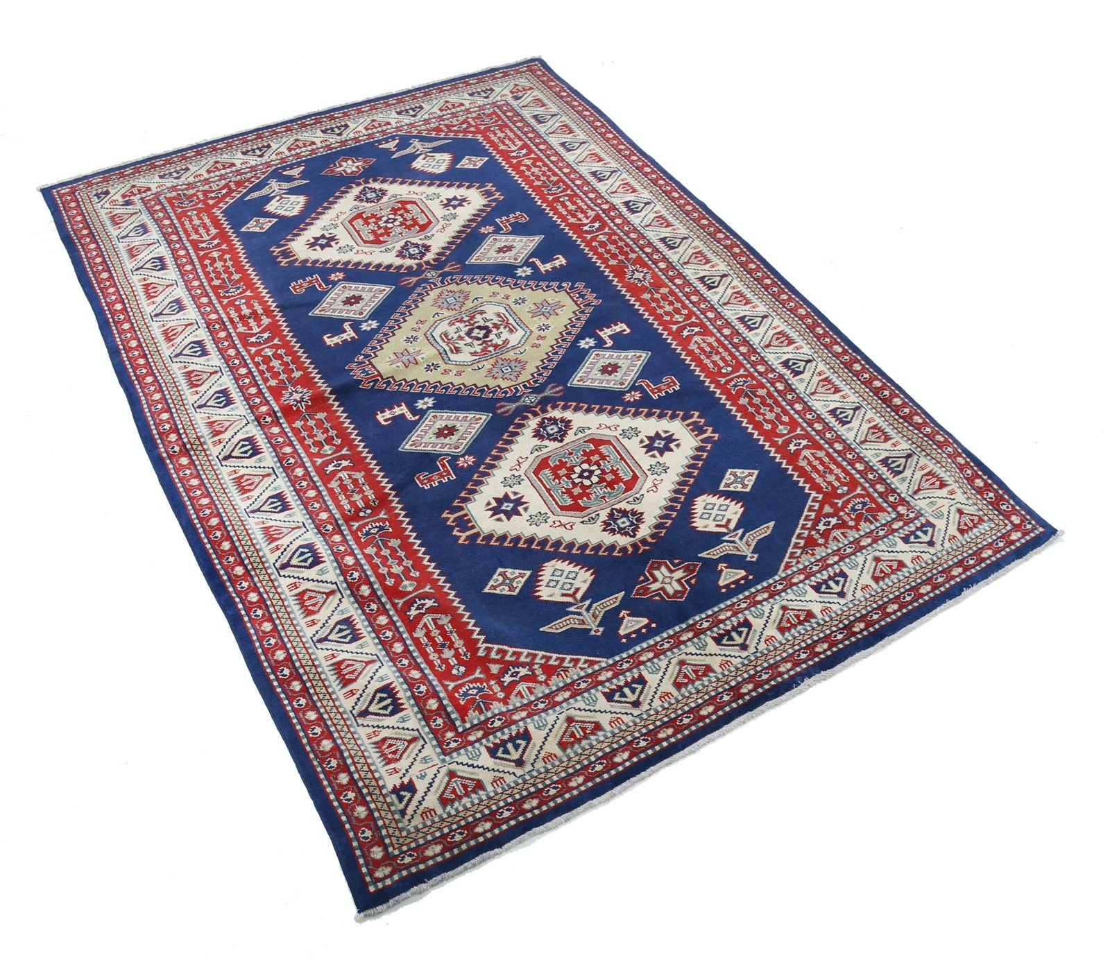 Tapis d'appoint turc noué à la main, 133 x 178 cm. Revêtement de sol en laine photo furniture