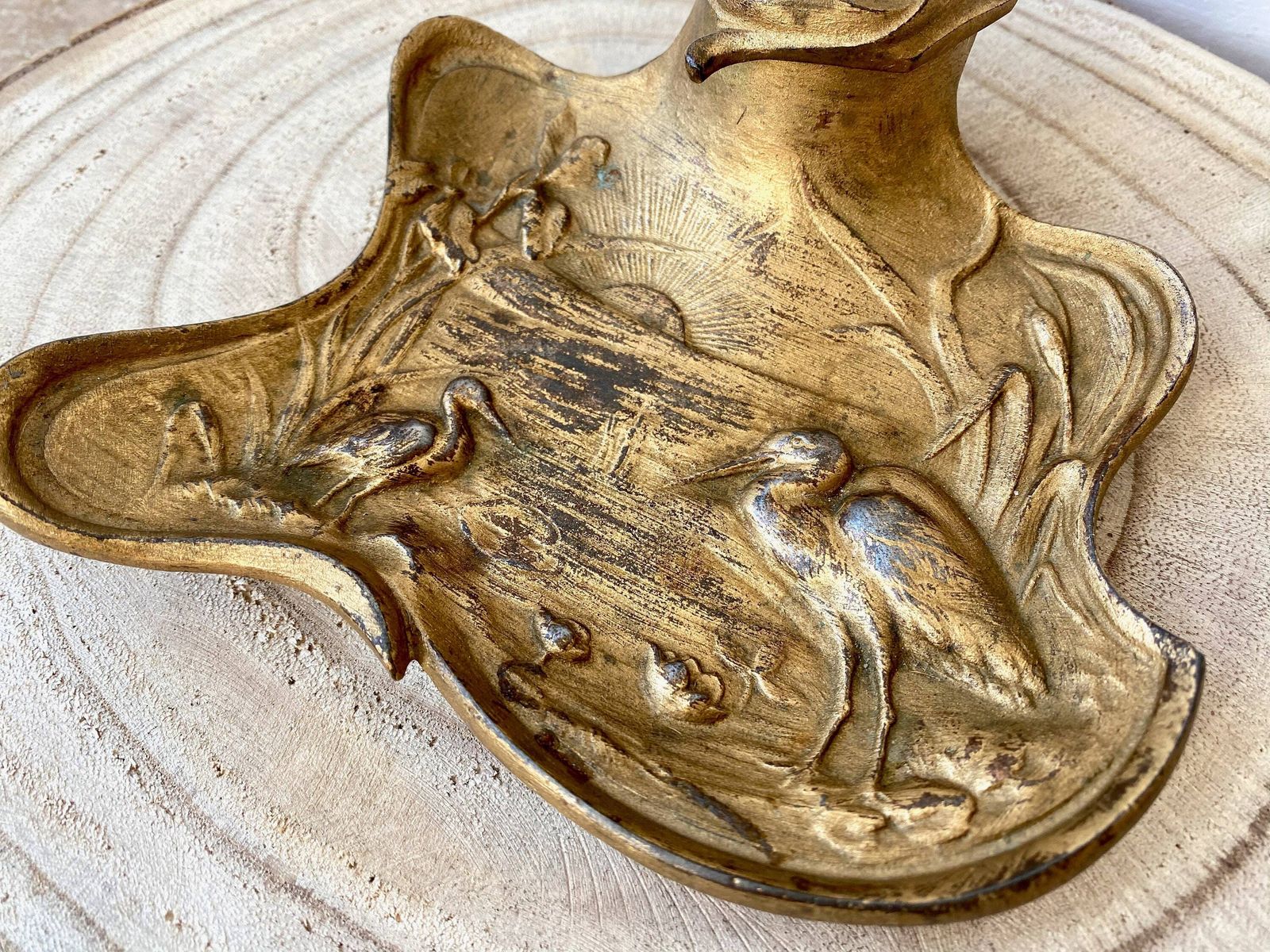 Encrier Art Nouveau français d'époque photo for sale