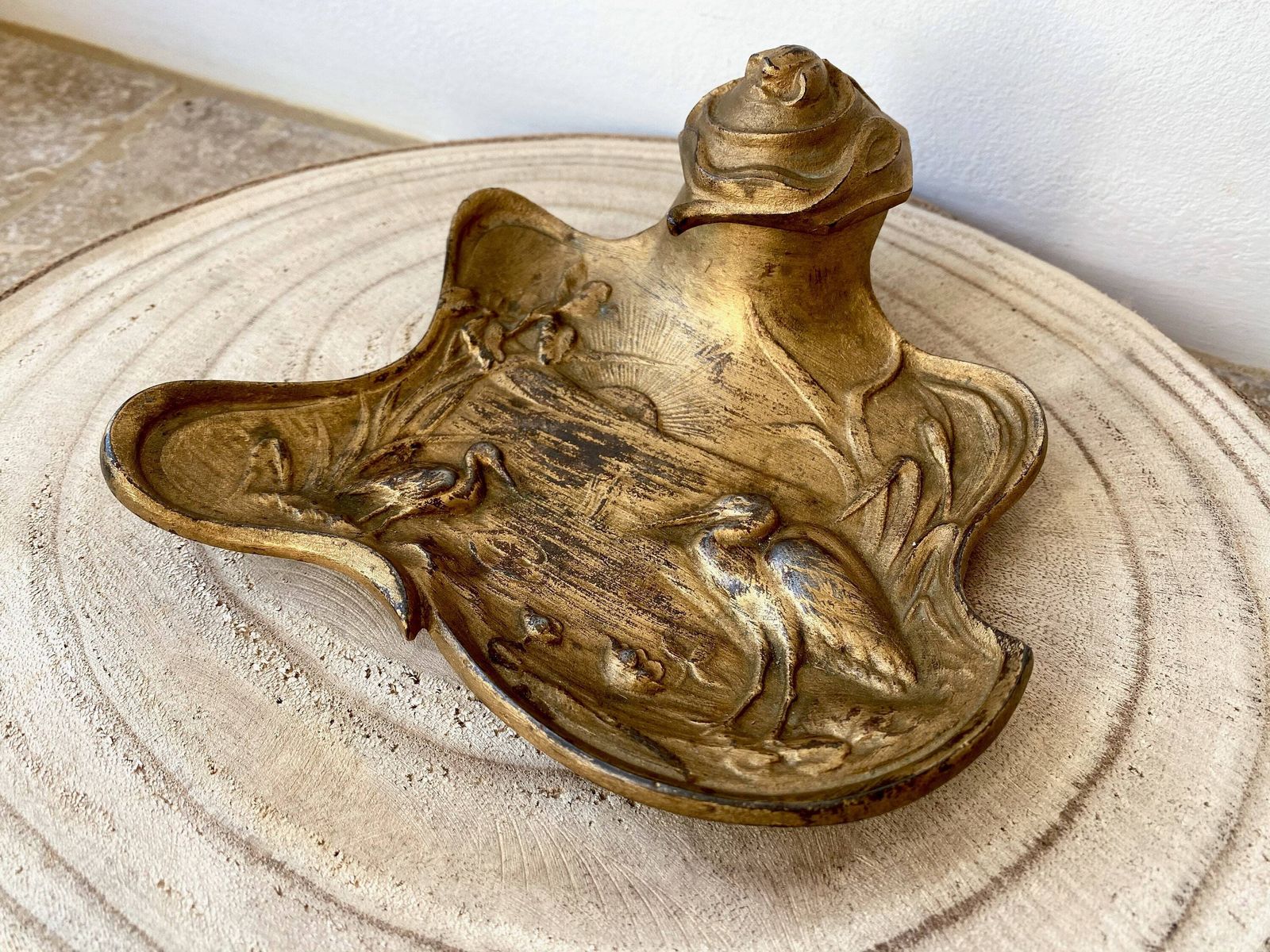 photo for sale Encrier Art Nouveau français d'époque