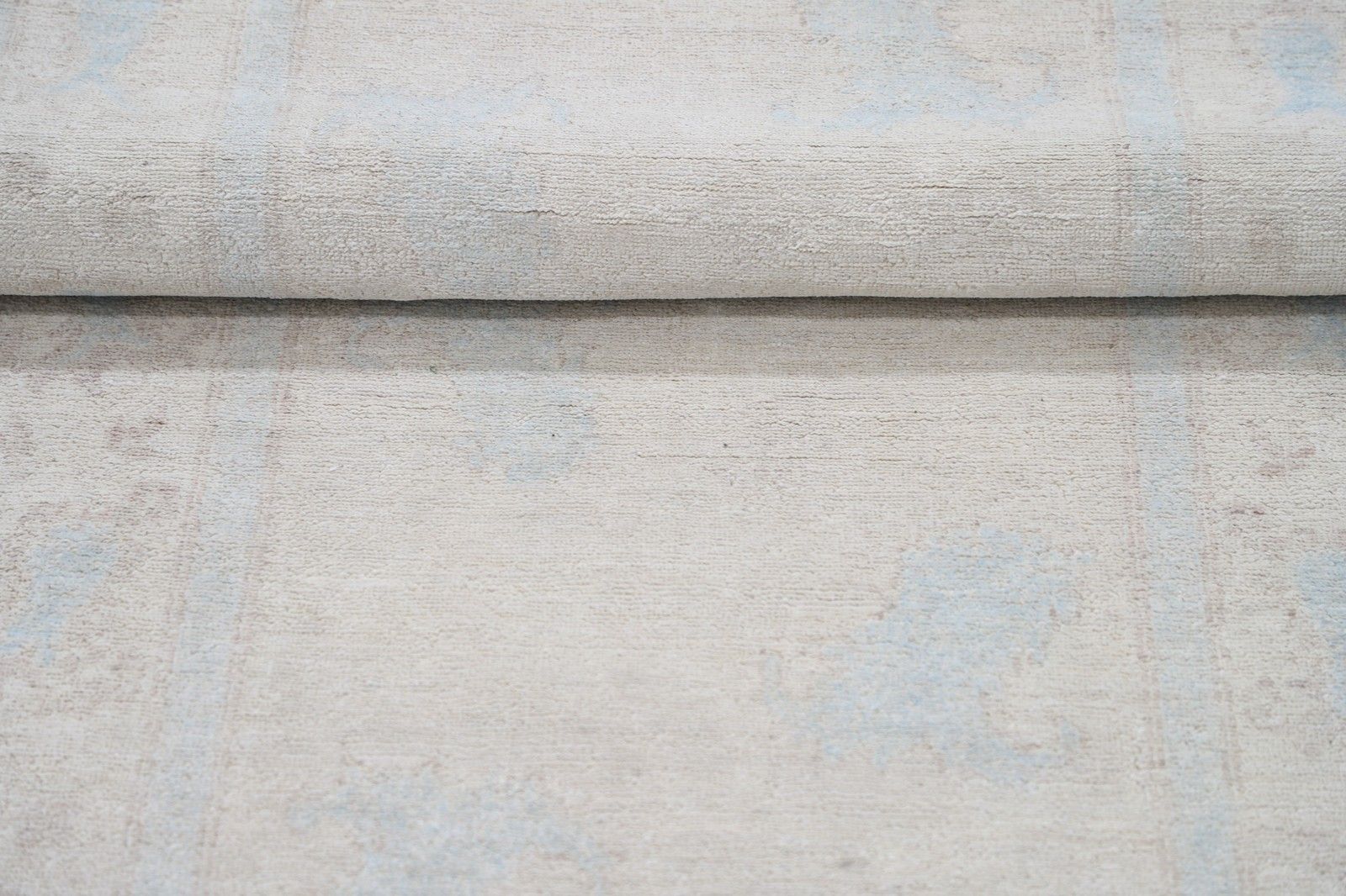 3x9 Ft Handknotted Wool Runner Rug. Beige Corridor Runner. Kitchen Runner Rug photo Textiles