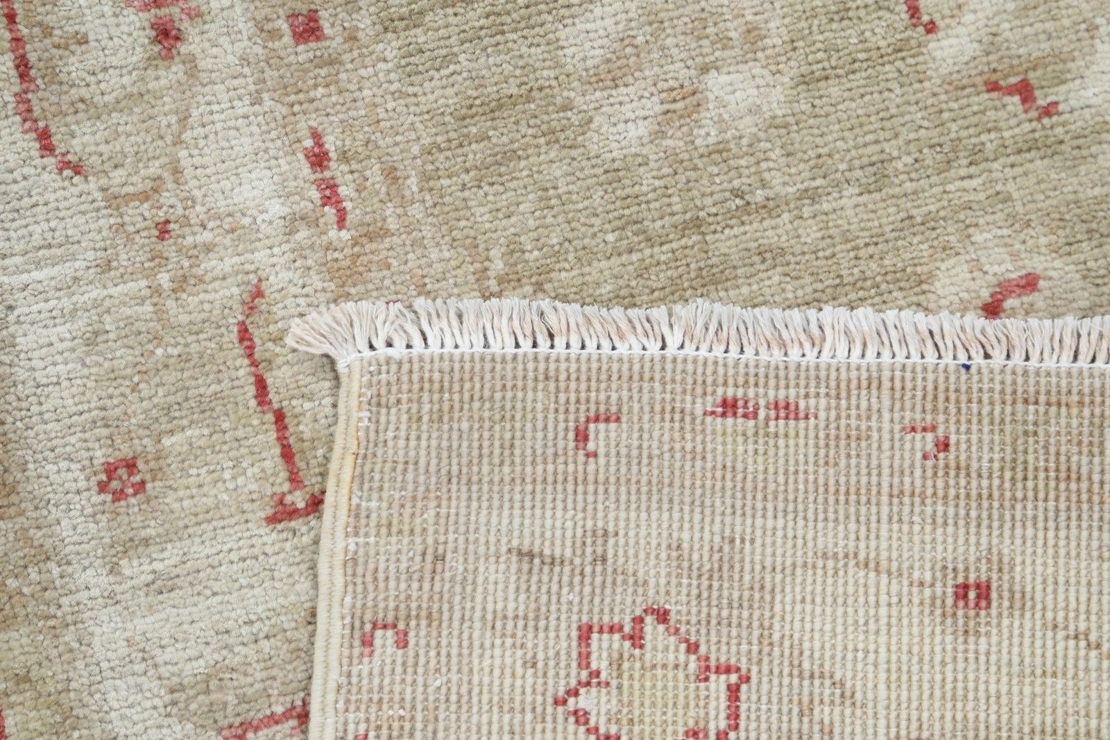 Tapis de couloir noué à la main 74 x 260 cm, laine, passage de cuisine et couloir photo 1026.0