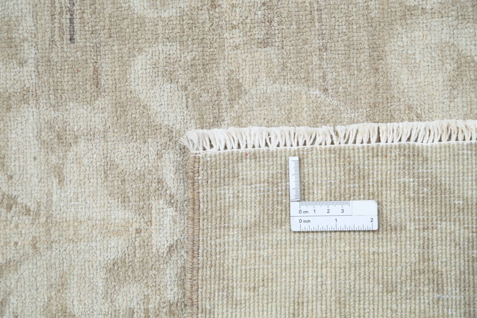 9x11.7 Ft Beige Hand Knotted Large Rug. Timeless Home Decor. 100% Wool Carpet photo buy