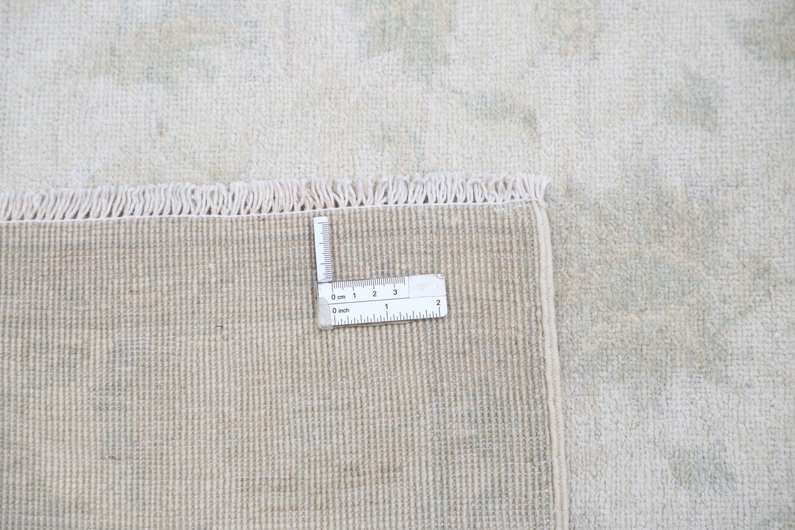 3x4,7 ft traditioneel handgeknoopt accentkleed voor entree. Beige nachtkastkleed photo 713.0