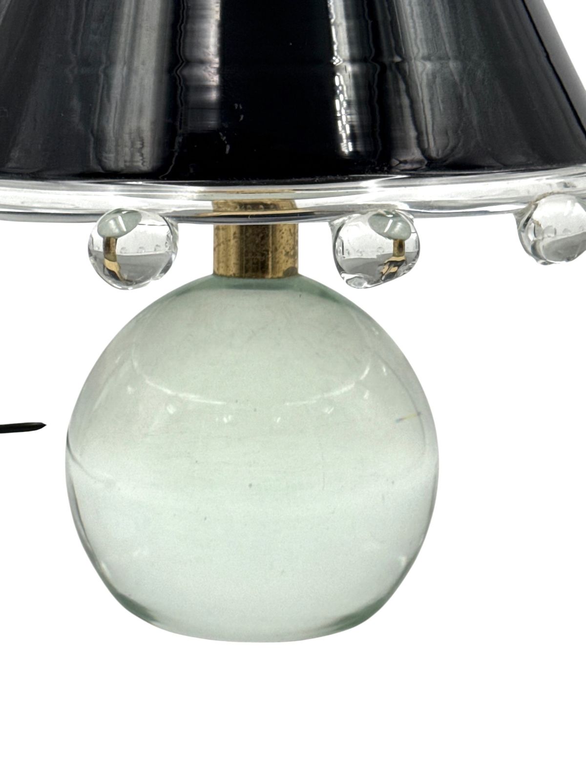 photo for sale Murano Glass Table Lamp Mod. Budur, Roberto Pamio, Leucos Italy, 1970s