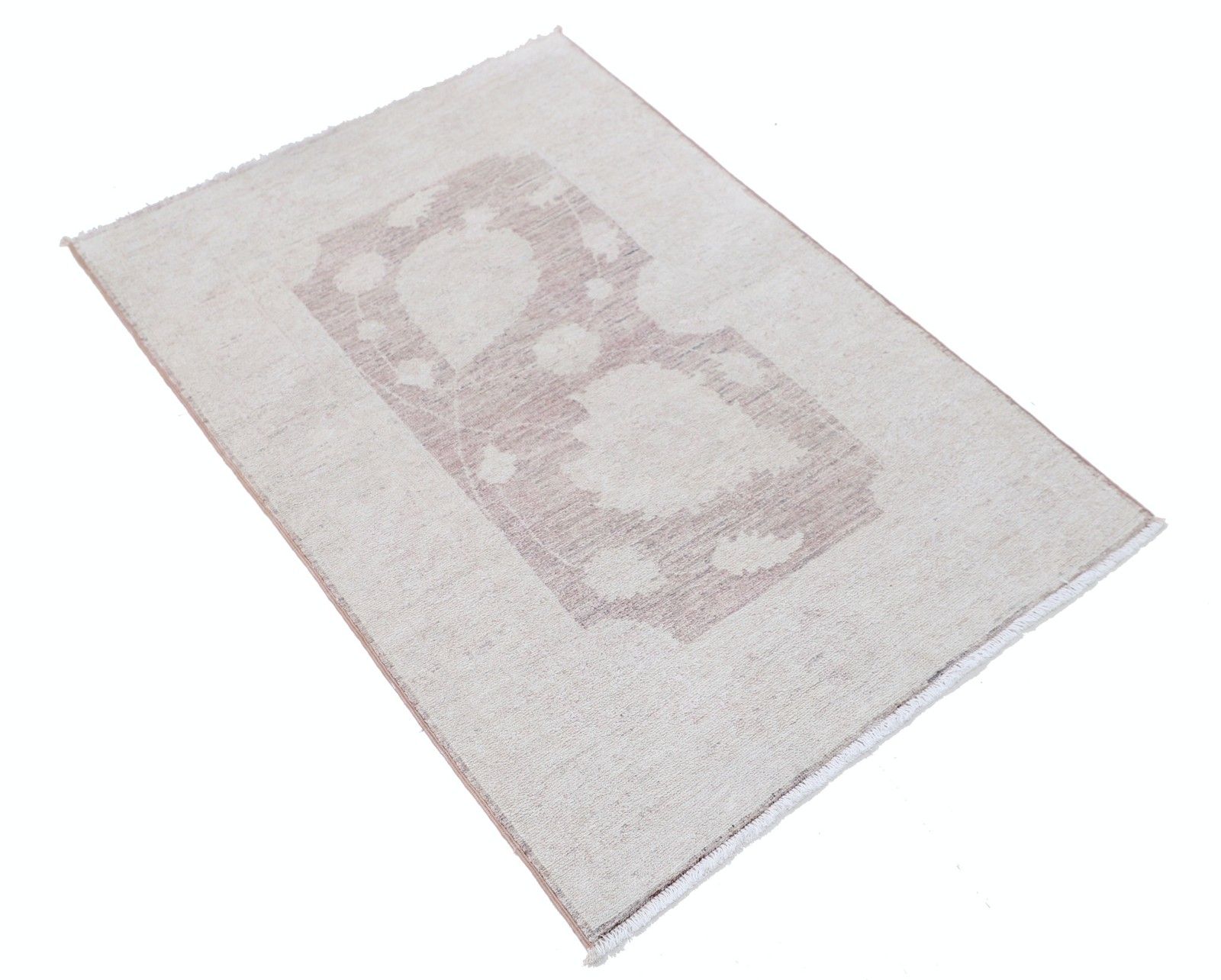 2.7x4 Ft Traditional Oushak Accent Rug. Hand Knotted Soft Colored Rug. 100% Wool photo furniture