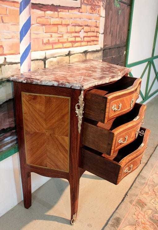 Louis XIV Louis 15th Commode In 20th Marquetry photo 2446.25