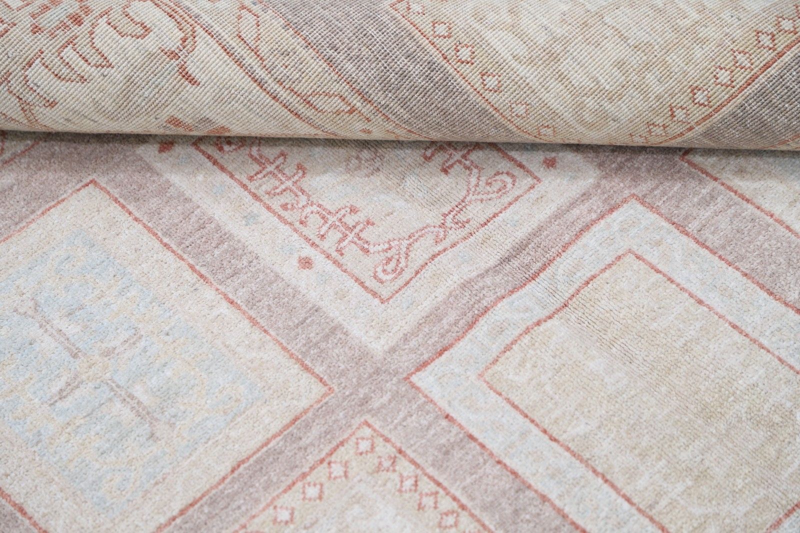 4.8x6.5 Ft Hand Knotted Turkish Area Rug. Decorative Bedroom And Dining Room Rug photo 1514.0