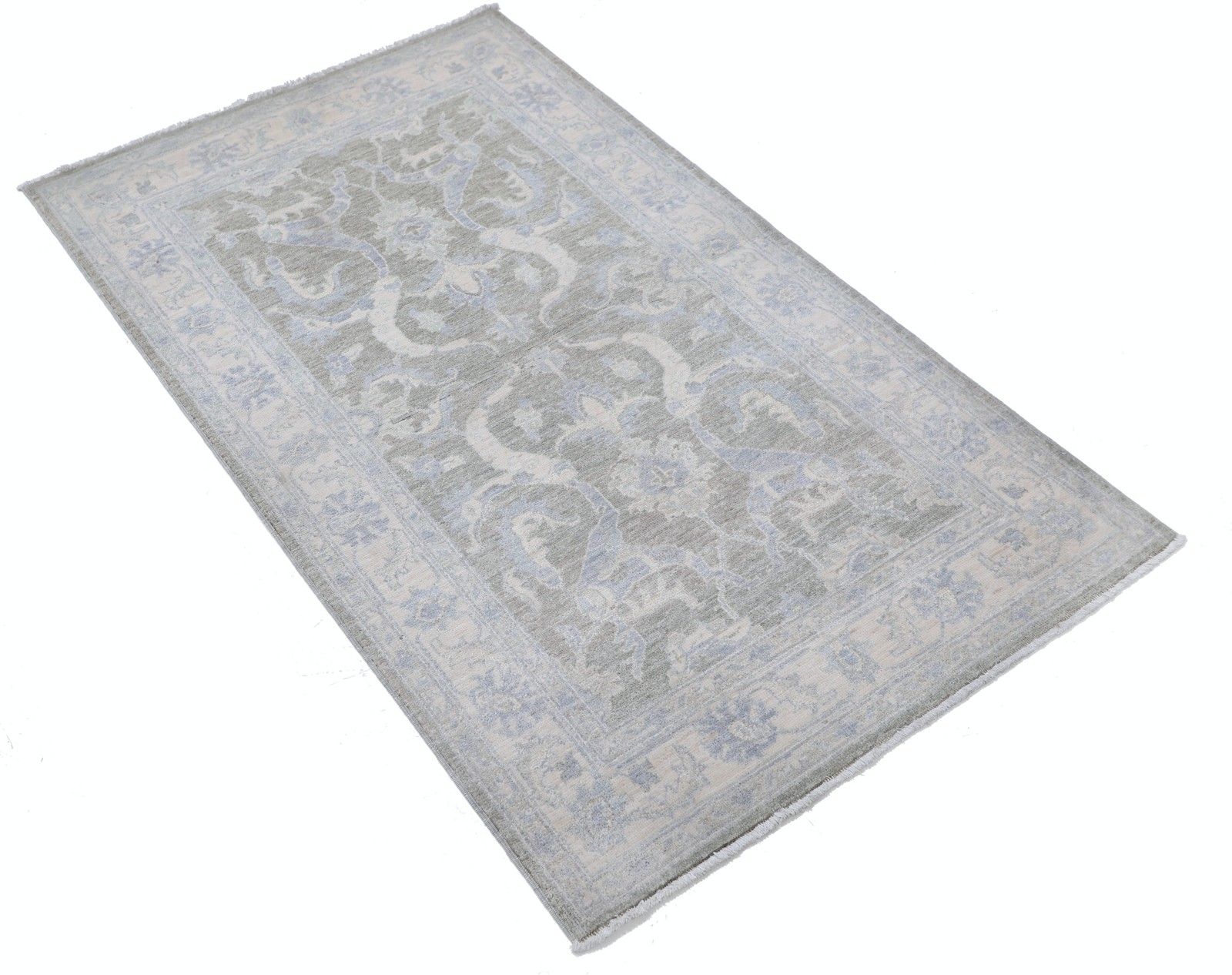 3x5 Ft Authentic Handmade Turkish Accent Rug In Soft Colors. All Wool photo furniture
