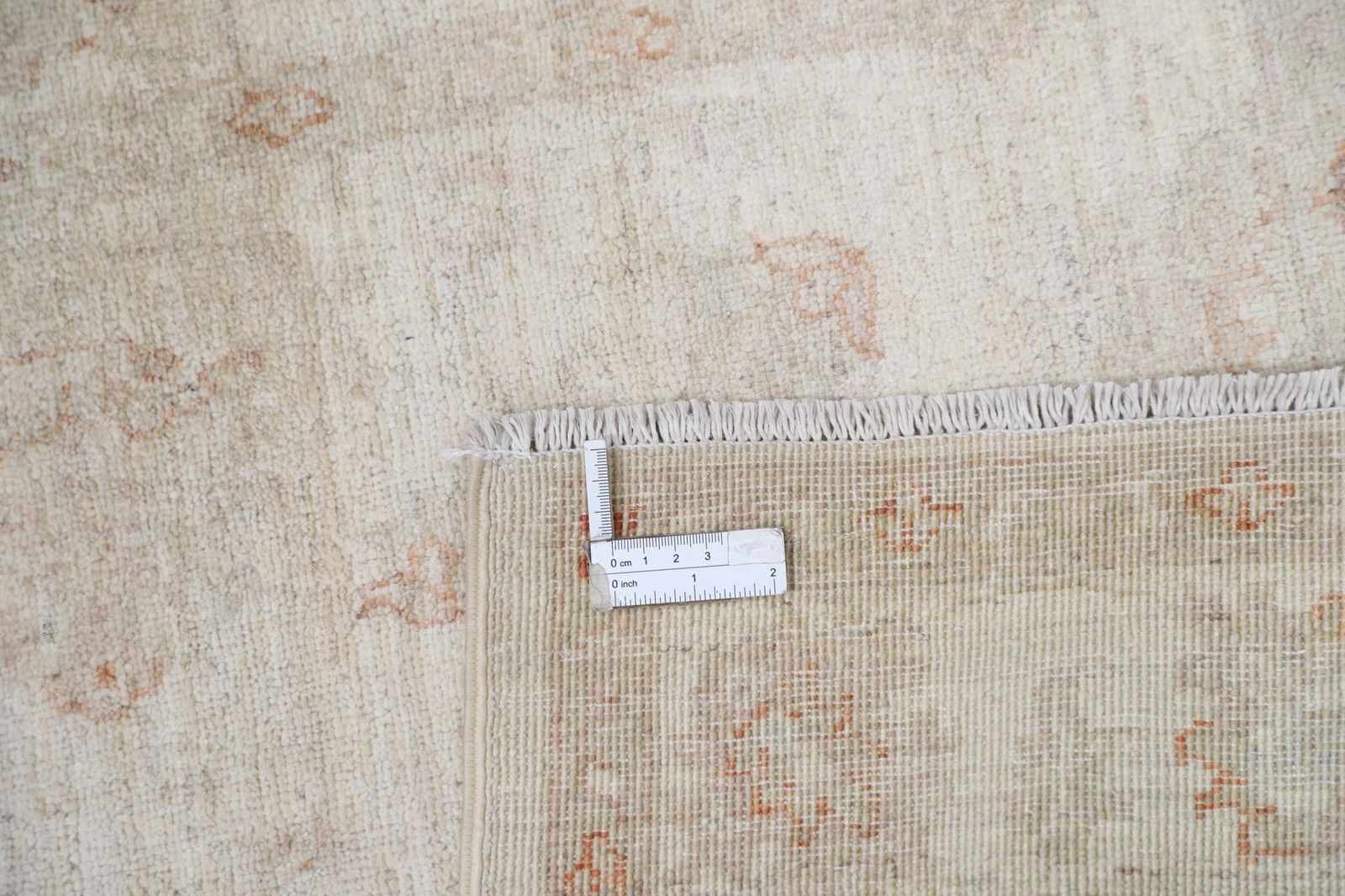 2.8x4 Ft Beige Handknotted Turkish Wool Accent Rug With Floral Design. 100% Wool photo 537.0