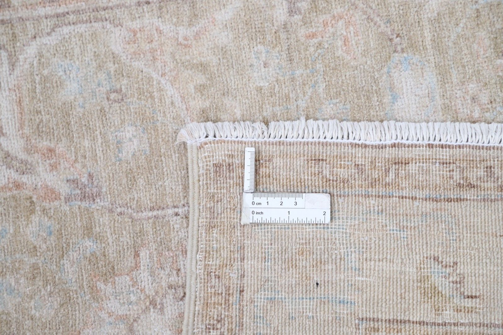 2.6x9.7 Ft Handknotted Wool Runner Rug. Corridor Runner. Kitchen Runner Rug photo 1221.0