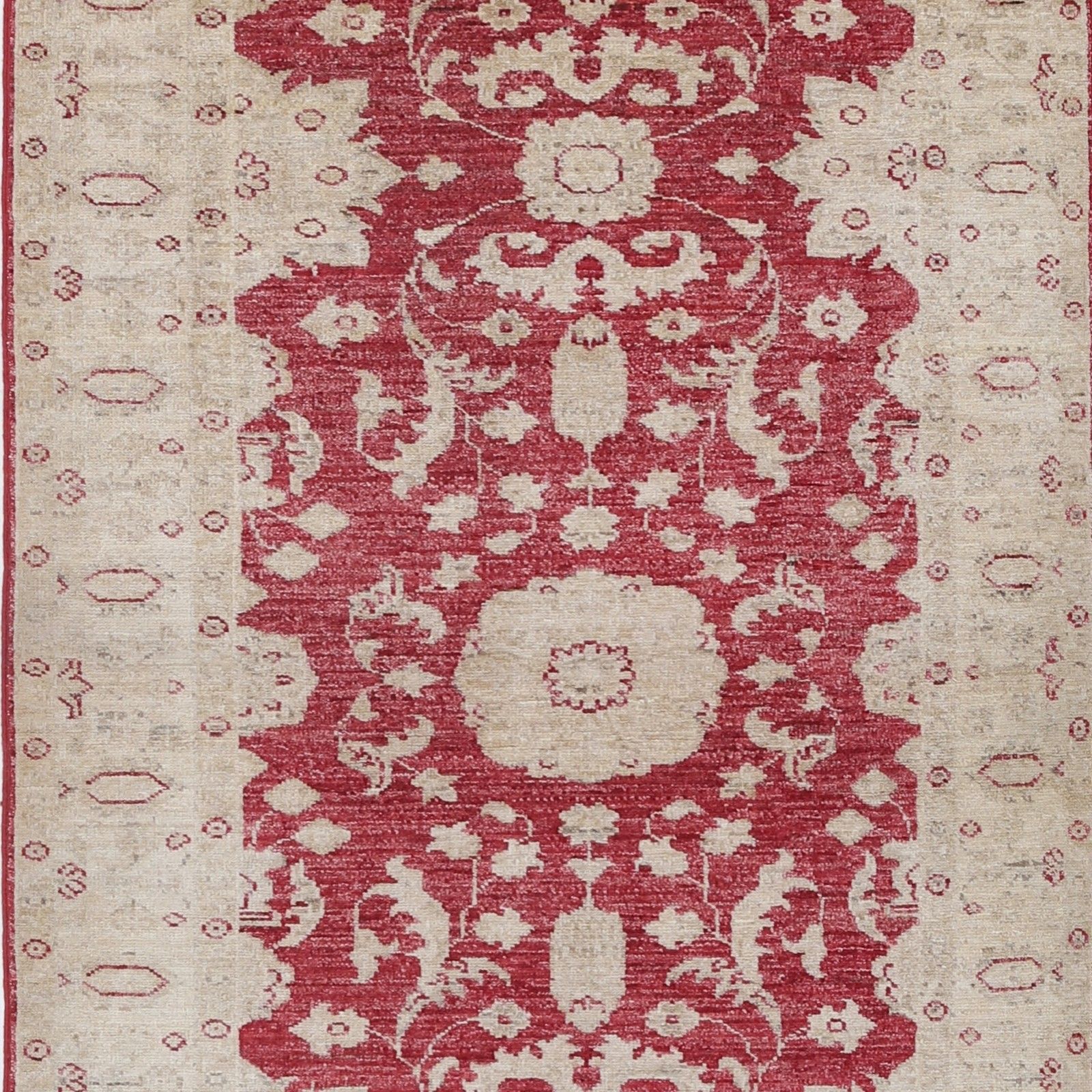 2.8x10 Ft Handknotted Hallway Runner Rug. Red Wool Rug For Kitchen And Entryway photo buy