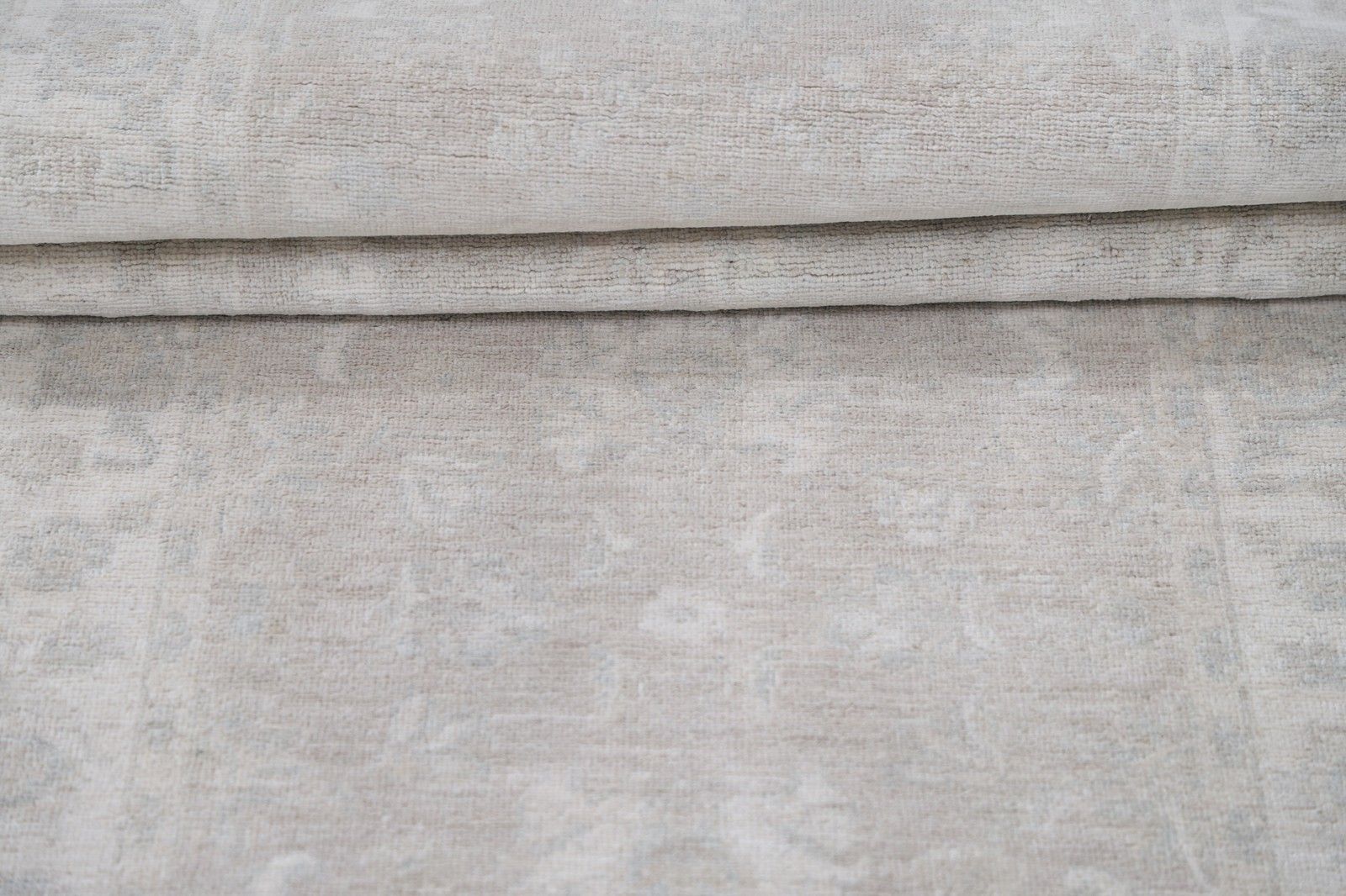 Loper 84 x 305 cm, beige, voor keuken, gang en hal. Handgemaakte traploper photo Textiel