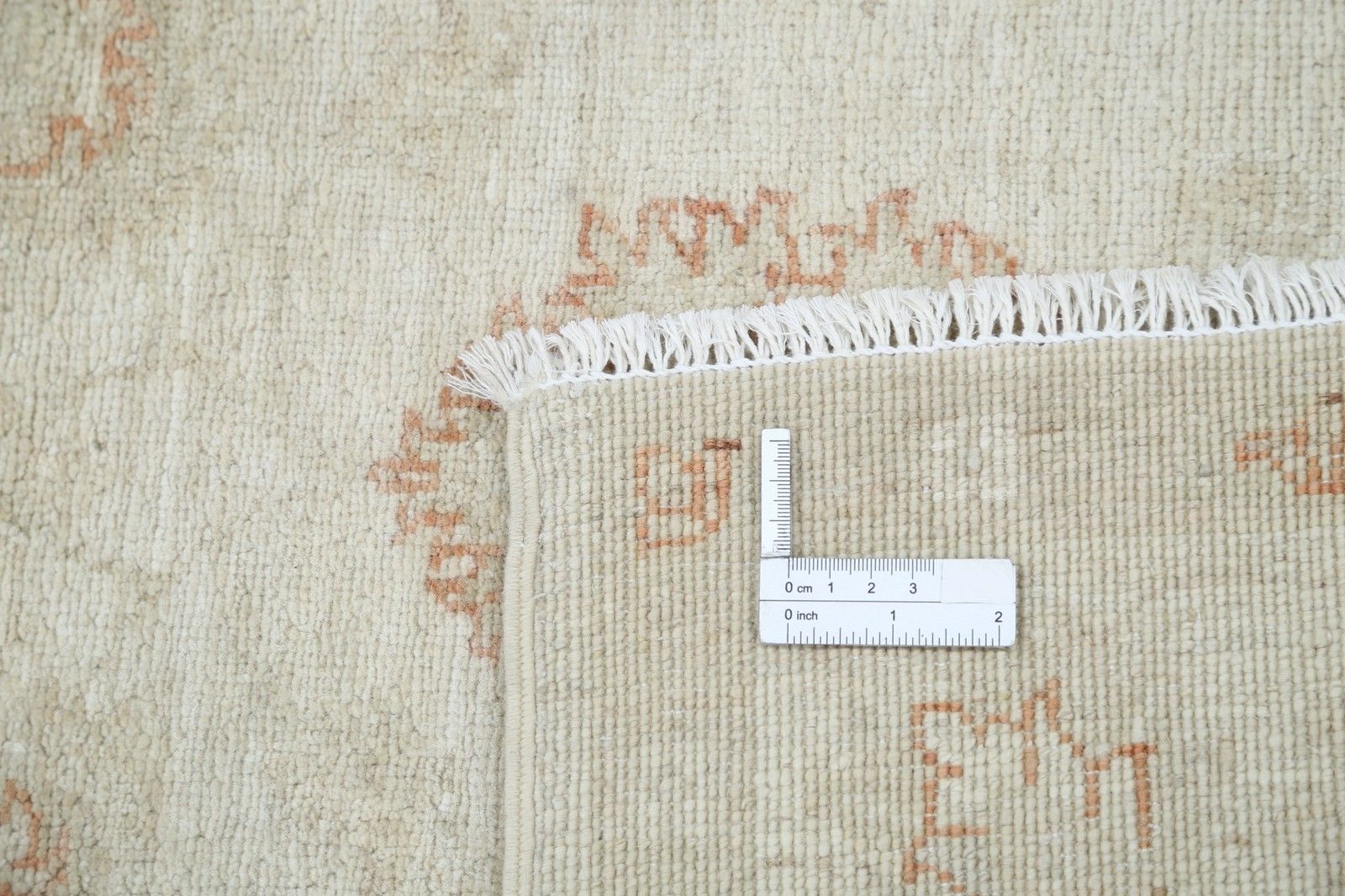 Tapis d'appoint turc noué à la main, motifs floraux, beige, 84 x 122 cm. 100 % laine photo buy