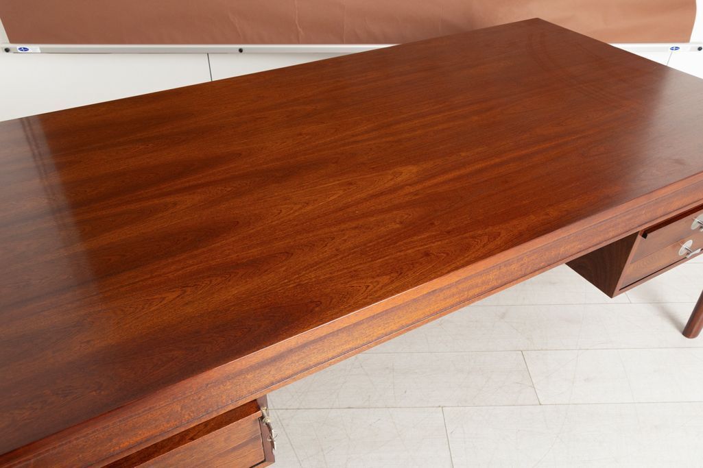 2800.0 Diplomat Desk In Mahogany By Finn Juhl For France & Son / Cado, Denmark C.1965 photo