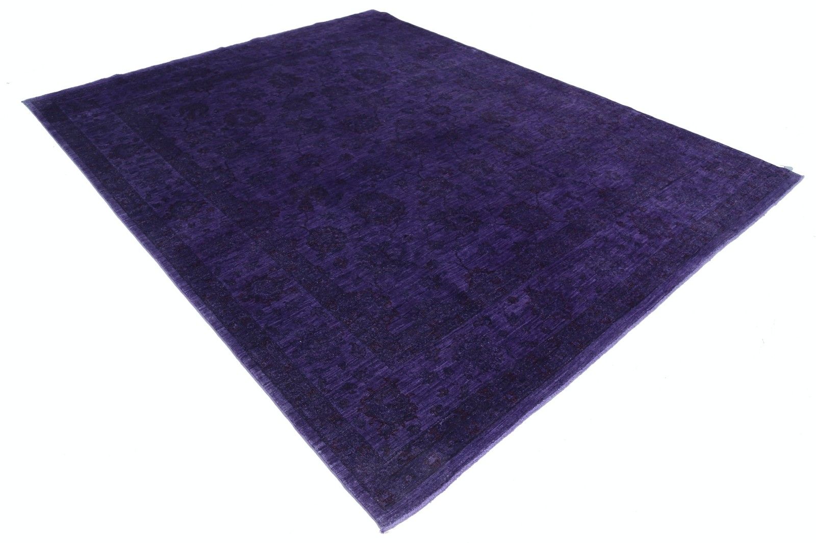 8x10 Ft Handmade Purple Floral Large Rug For Living Room Decor. 100% Wool Carpet photo furniture
