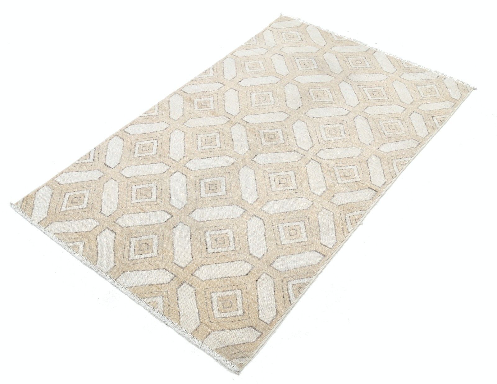 3x5 Ft Hand Knotted Turkish Accent Rug For Entryway And Kitchen. 100% Wool photo for sale