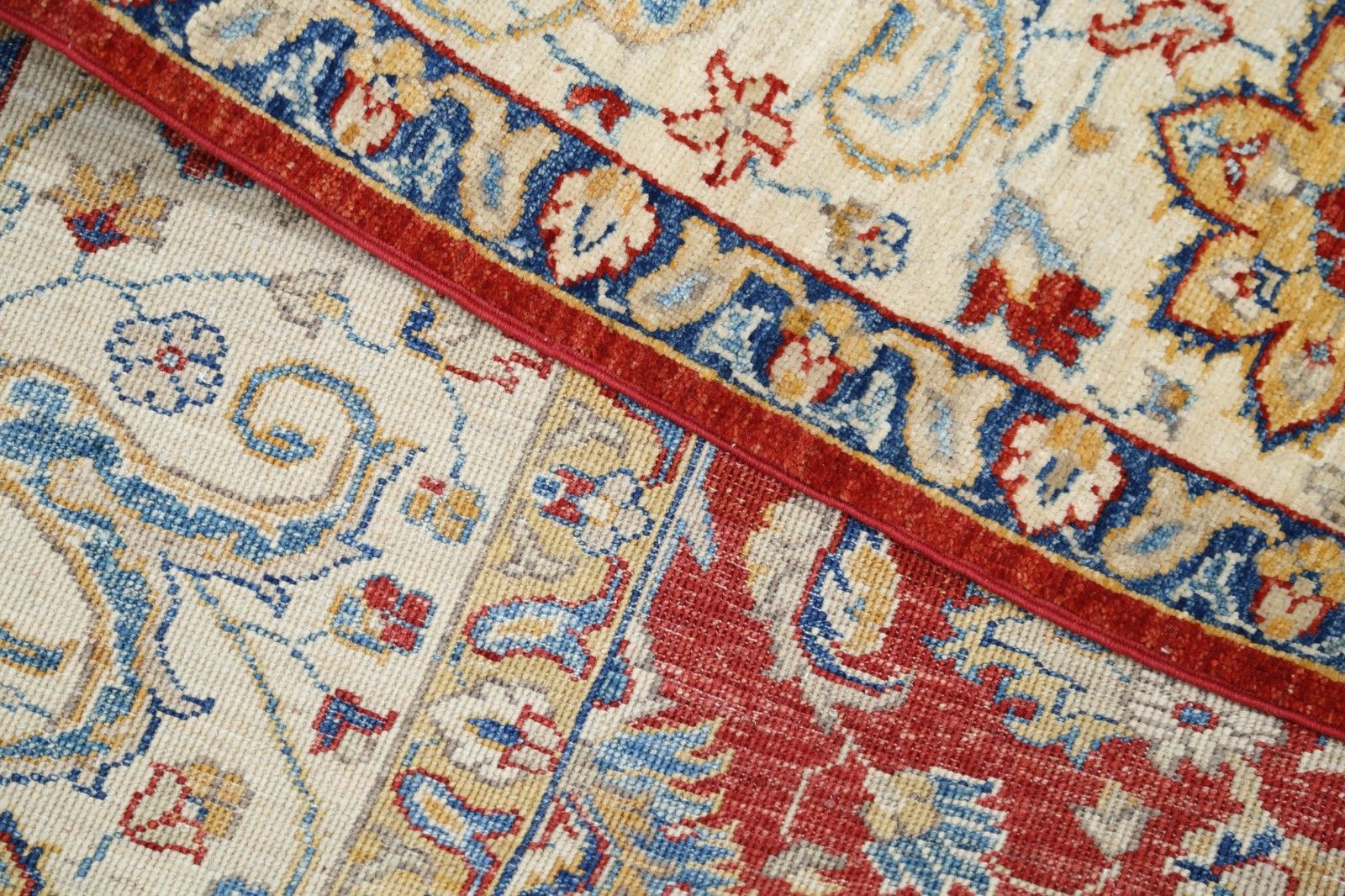 6.7x9.7 Ft Hand Knotted Floral Oushak Large Area Rug In Red And Beige. 100% Wool photo 3135.0