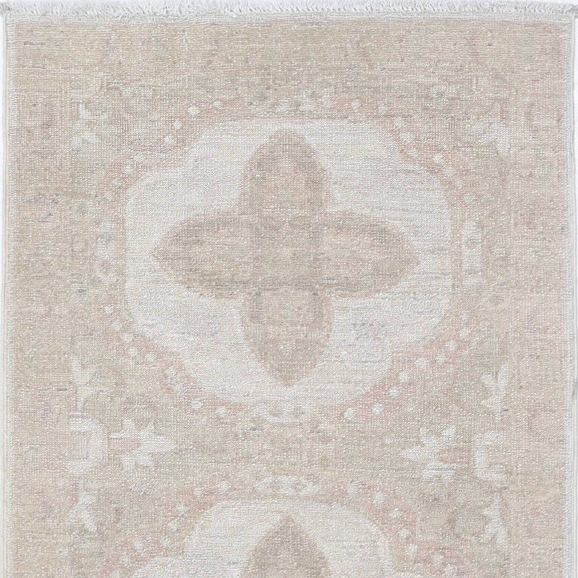 2x6.5 Ft Handmade Hallway Runner Rug. Beige Runner Rug For Corridor. Kitchen Rug photo vinterior