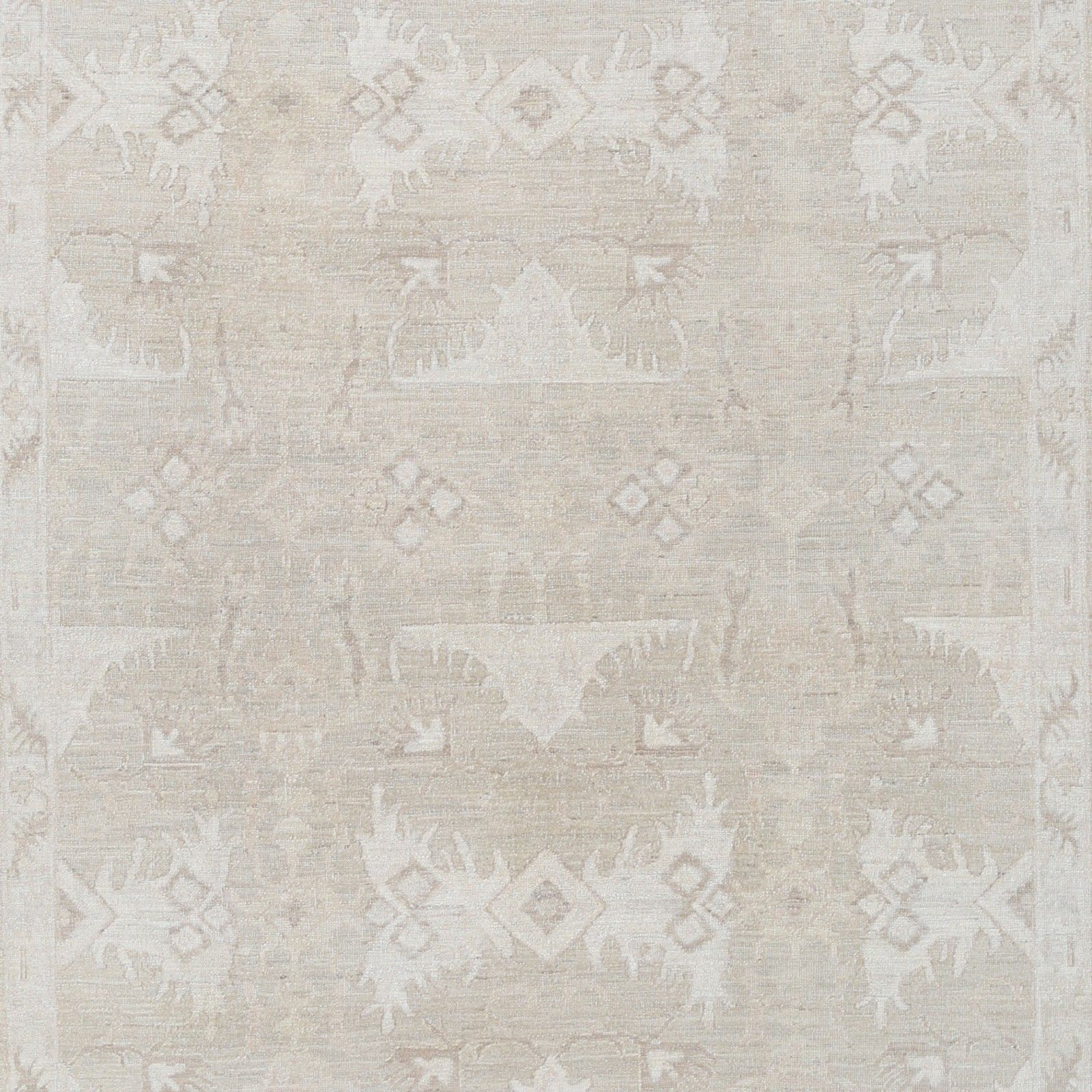 Tapis traditionnel noué à la main, beige, 190 x 256 cm, pour salon. 100 % laine photo buy
