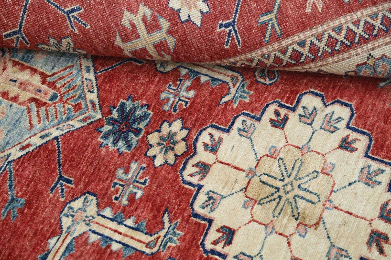 5.7x7.2 Ft Hand Knotted Turkish Wool Area Rug For Living Room And Bedroom Decor photo 1983.0
