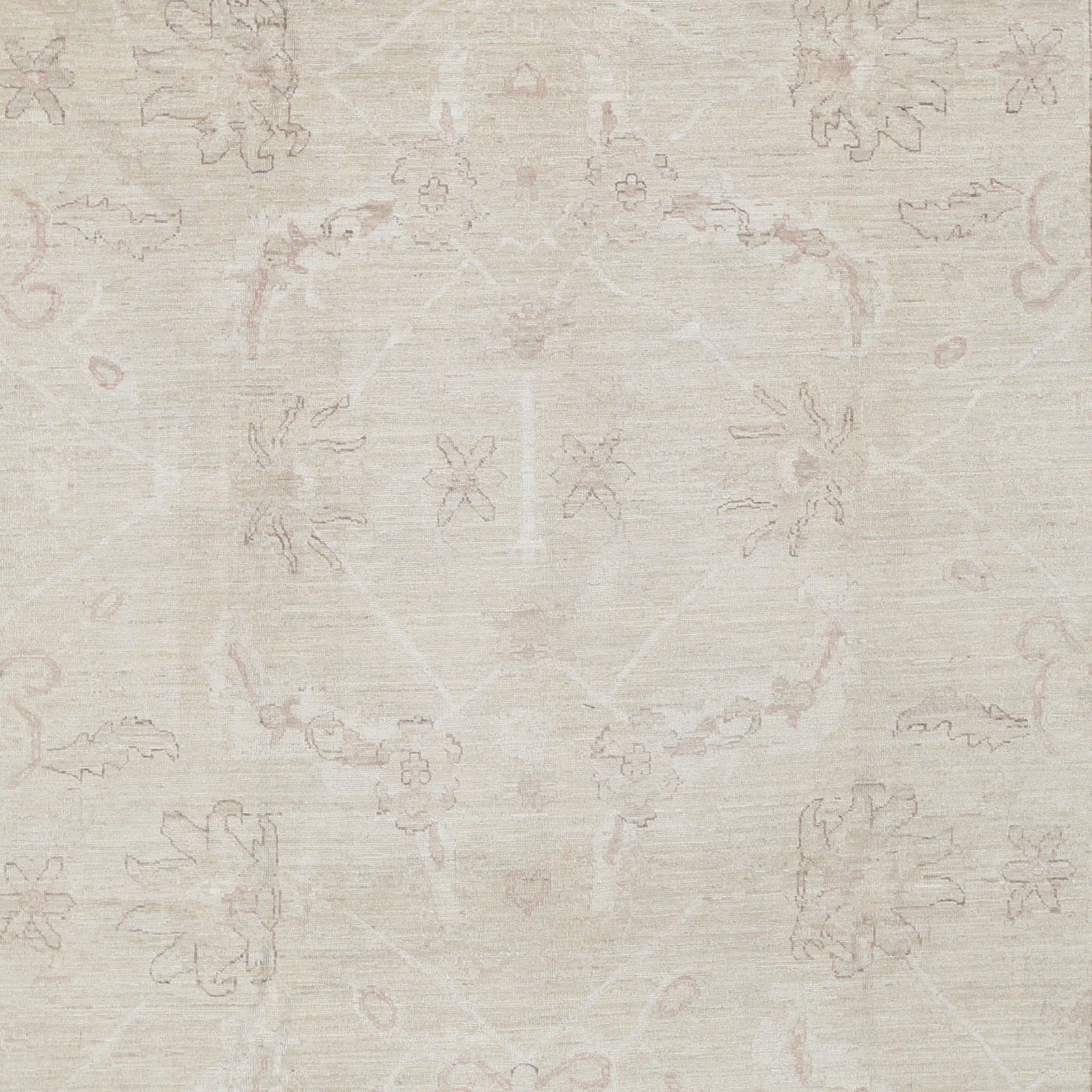 Tapis noué à la main beige, 100 % laine, 242 x 333 cm photo buy