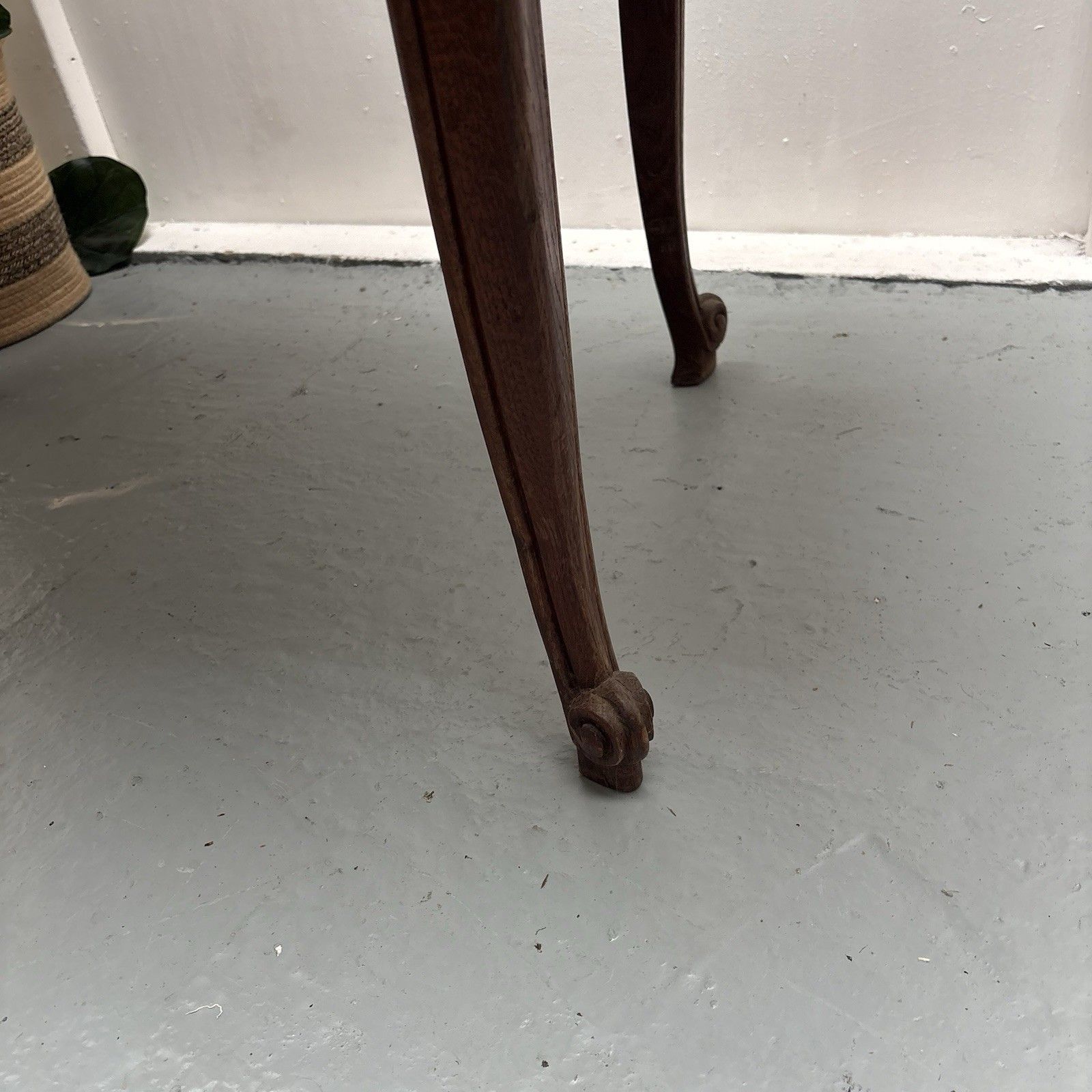 Vintage French Country Provincial Parquetry Extending Games Side Console Table photo Furniture