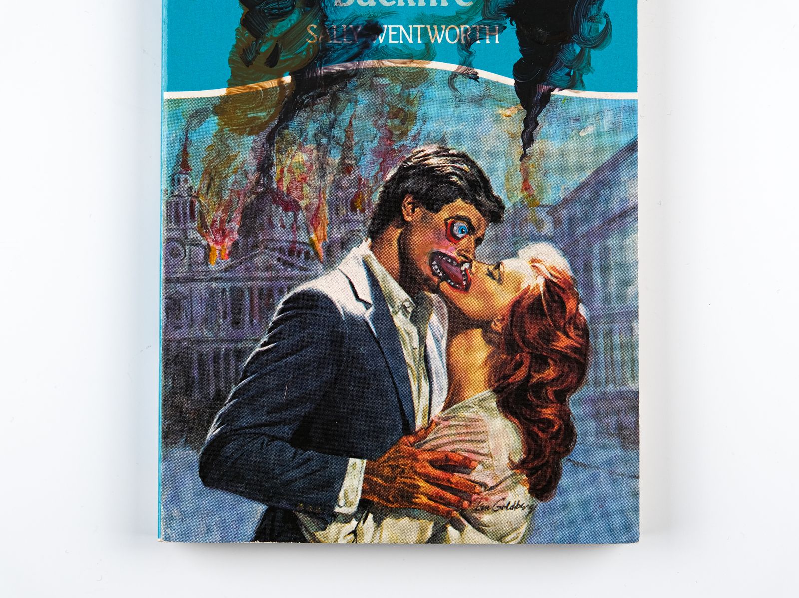 Jake Chapman 'Mills & Doom' Unique Hand Painted & Signed Rectified Novel, 2023 photo for sale