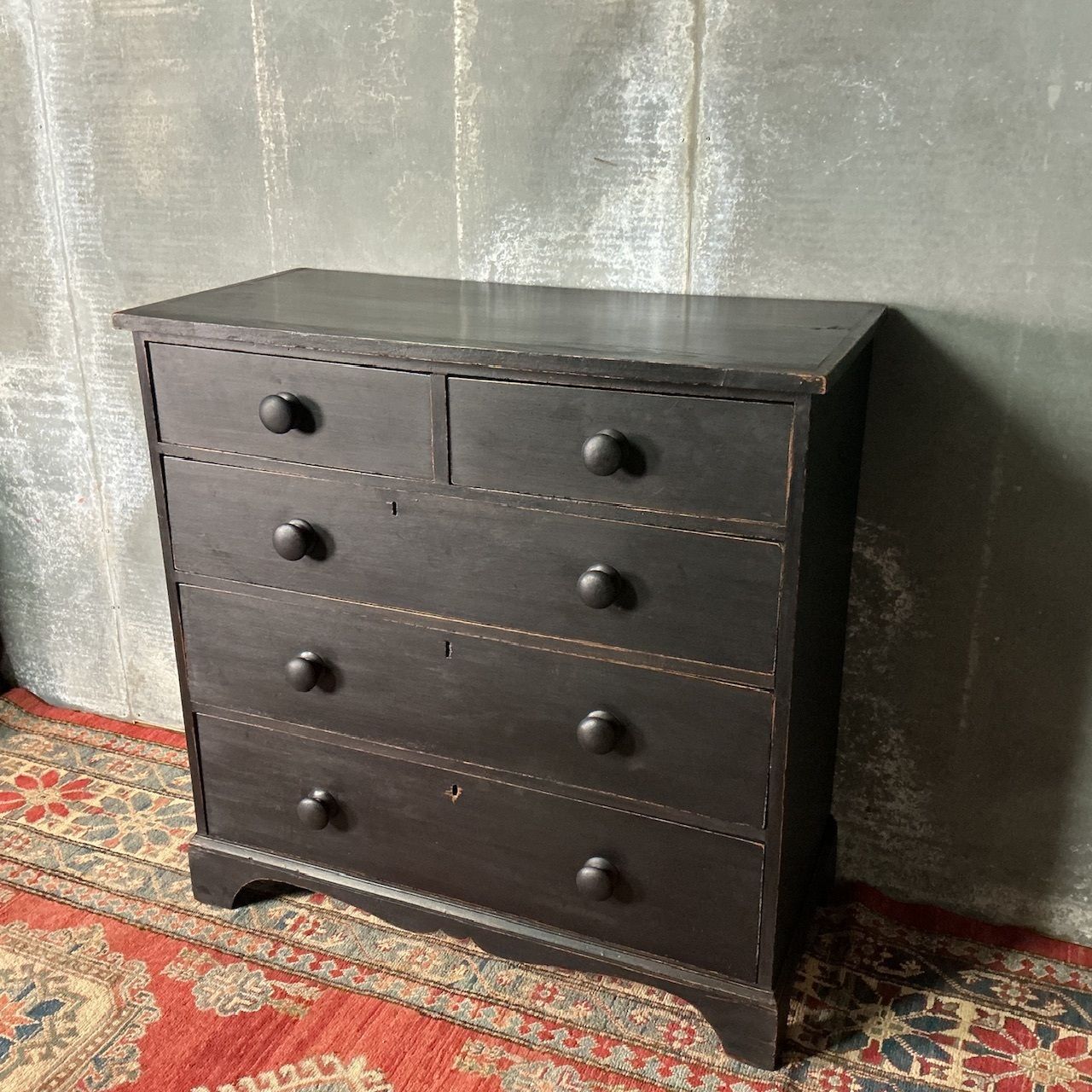 Victorian Painted Chest, 1800s