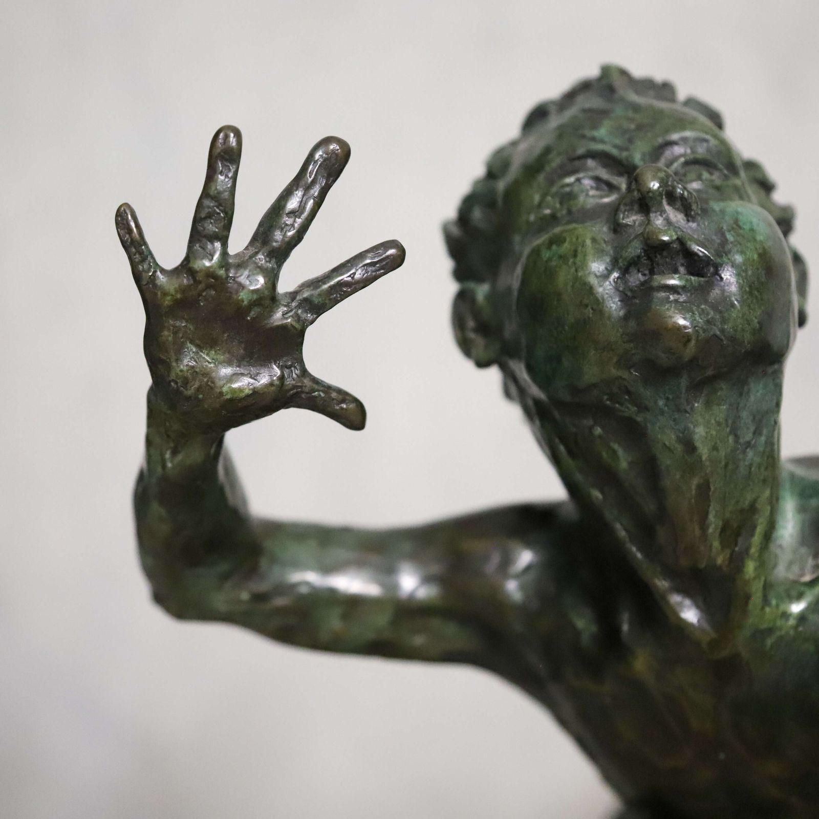 photo furniture Swimming Boy – Contemporary Bronze Sculpture By Russian‑Born Artist Eva, Signed & Dated
