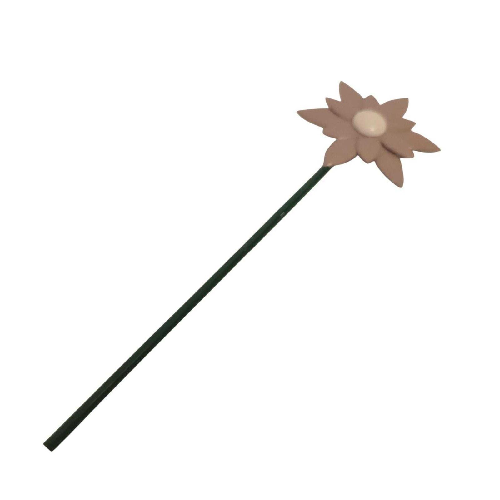 144.0 Vintage Duits Erzgebirge groot 13 cm handgeschilderd houten bloemenmeisjefiguurlje photo