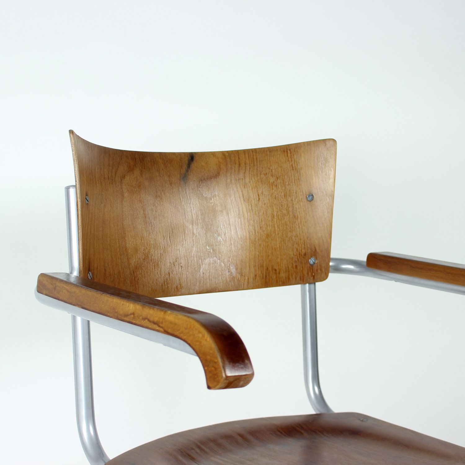Furniture Cantilever Chair By Mart Stam, Czechoslovakia, 1930s photo