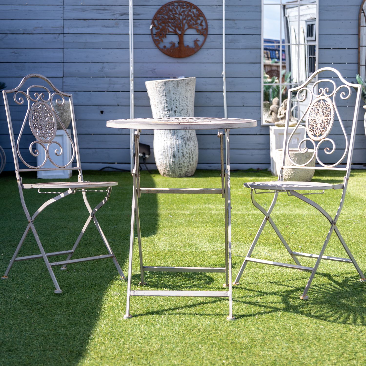 Grey Bistro Set