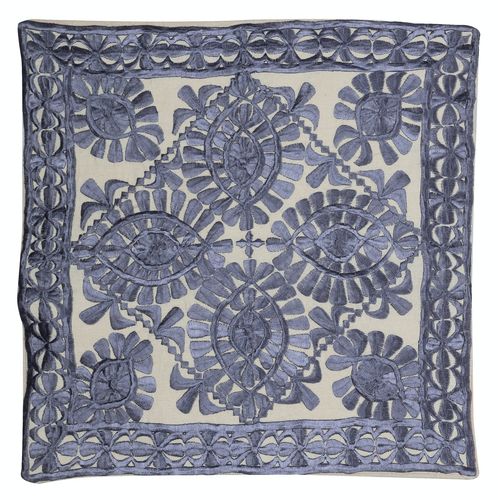 Housse de coussin décorative en coton 45 x 45 cm. Coussin décoratif neuf. Coussin dentelle moderne