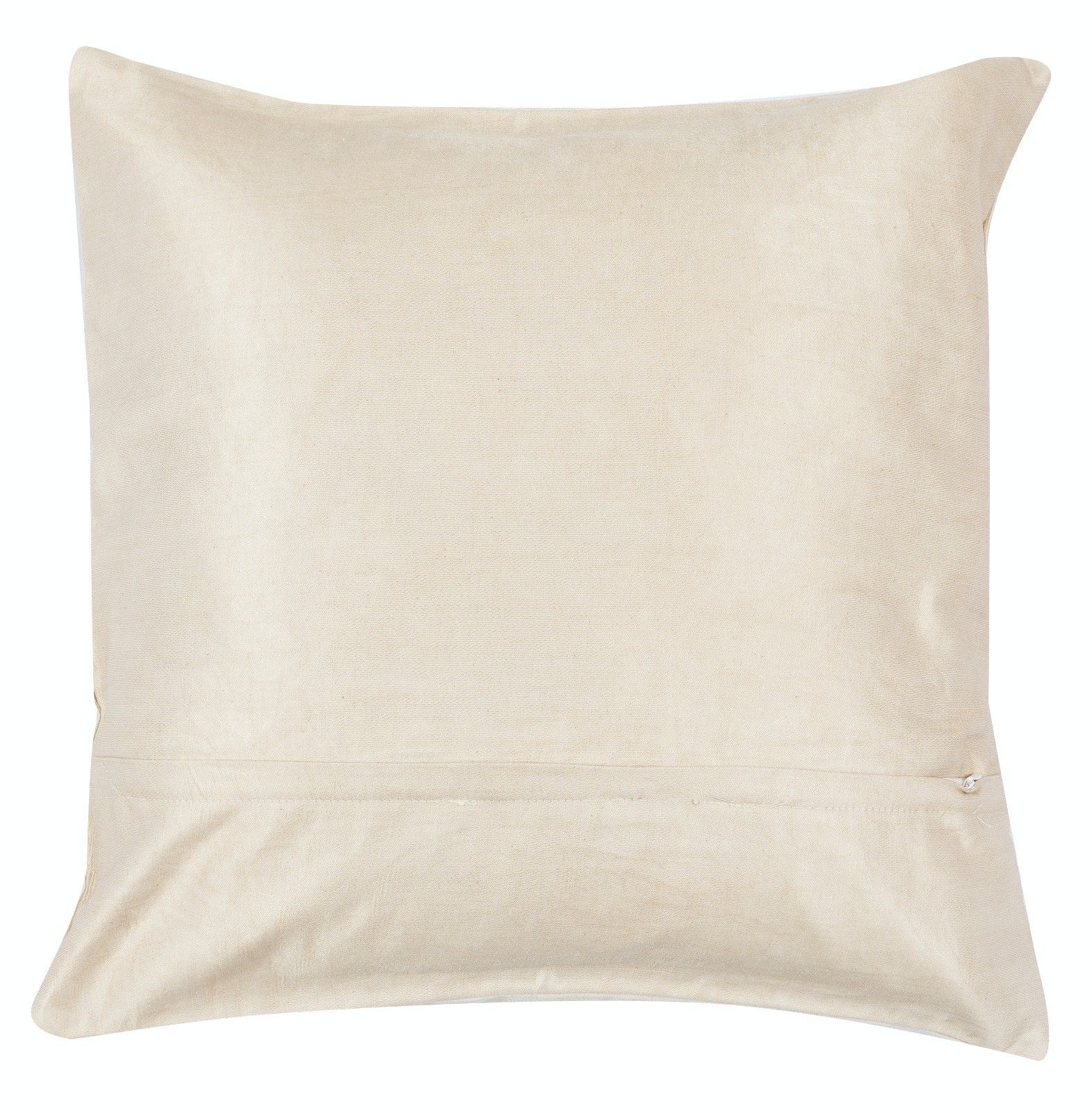 20"X20" 100% Silk Cushion Cover. Modern Lace Pillow. Embroidered Toss Pillow photo Textiles