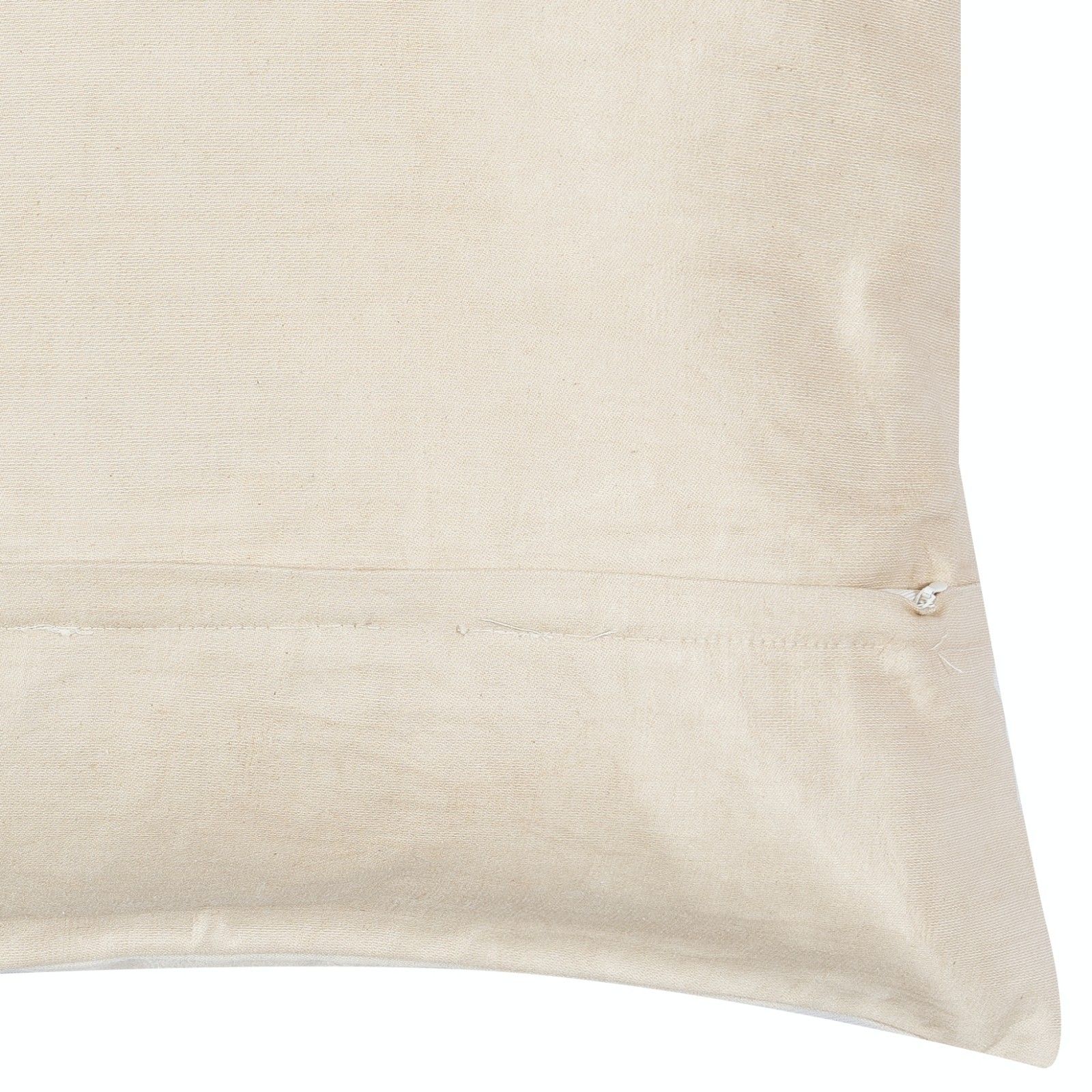 20"X20" 100% Zijden Geborduurde Kussenhoes. Hedendaagse Handgemaakte Kussenhoes photo Textiel