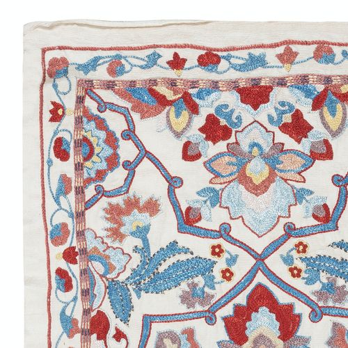 21x35 Geborduurd 100% Zijden Wandkleed, Nieuw Tafelkleed, Boho Wanddecoratie St35 photo furniture