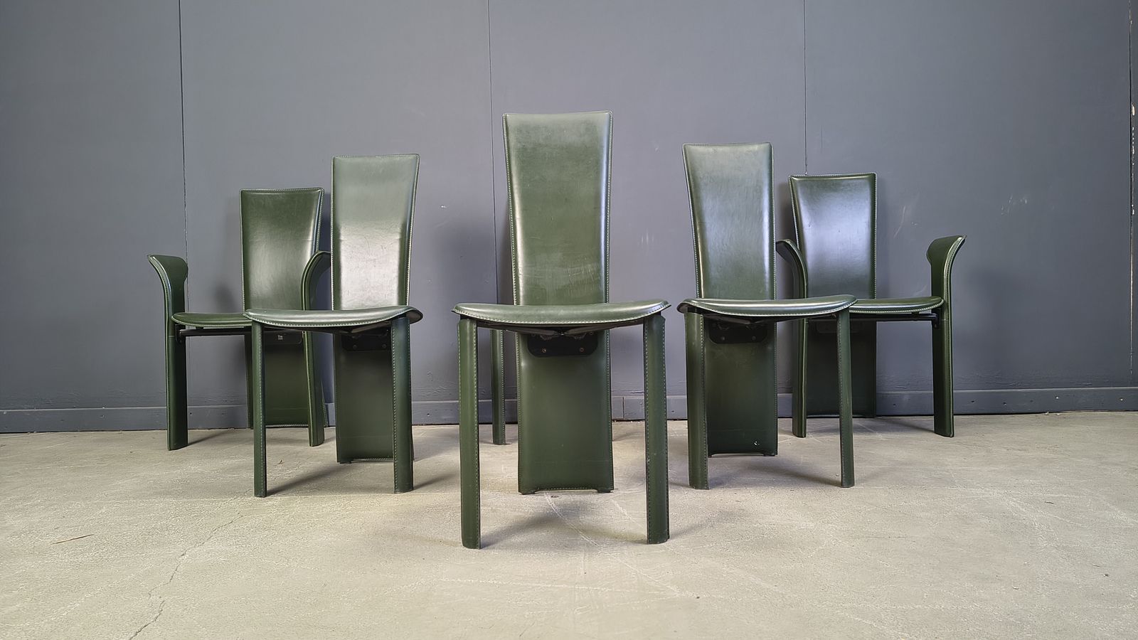 Vintage Dining Chairs By Pietro Costantini, 1980s, Set Of 6