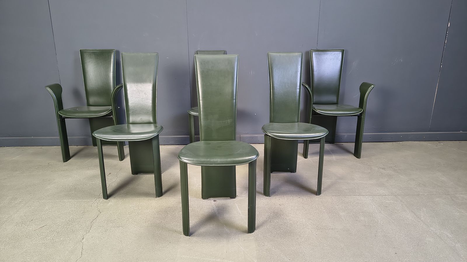 1250.0 Vintage Dining Chairs By Pietro Costantini, 1980s, Set Of 6 photo