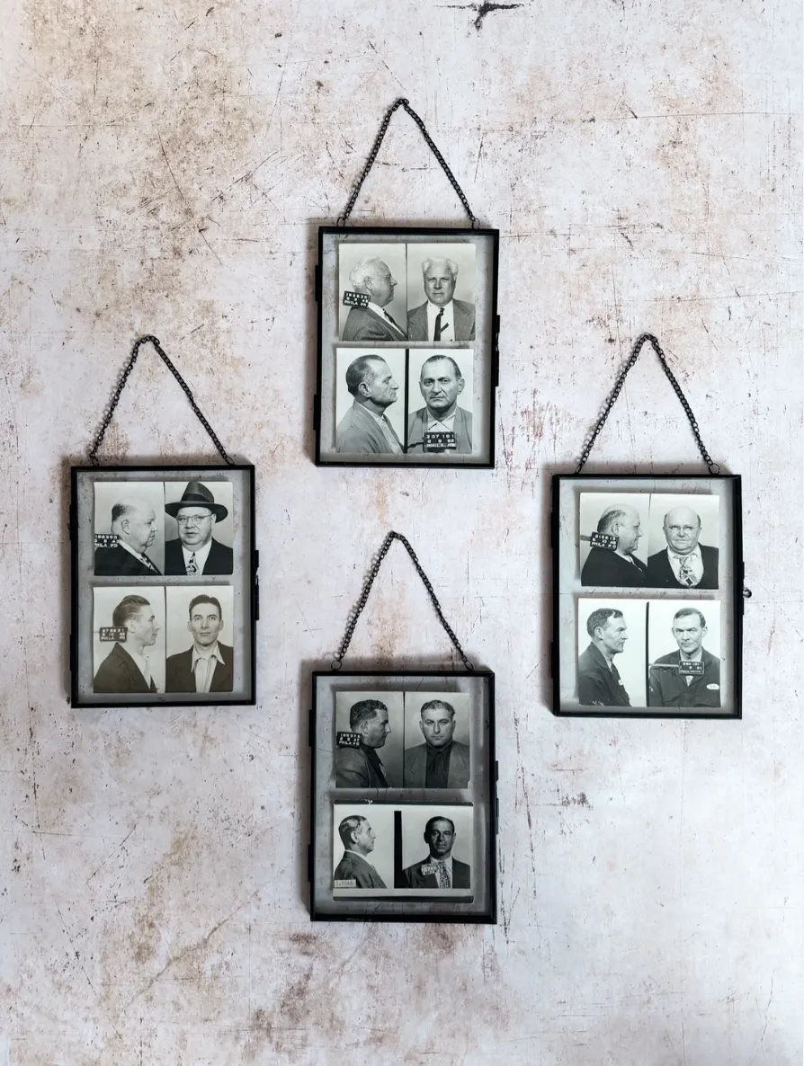 Set Of 20th Century Vice Squad Mugshots (Set 2 Of 2)