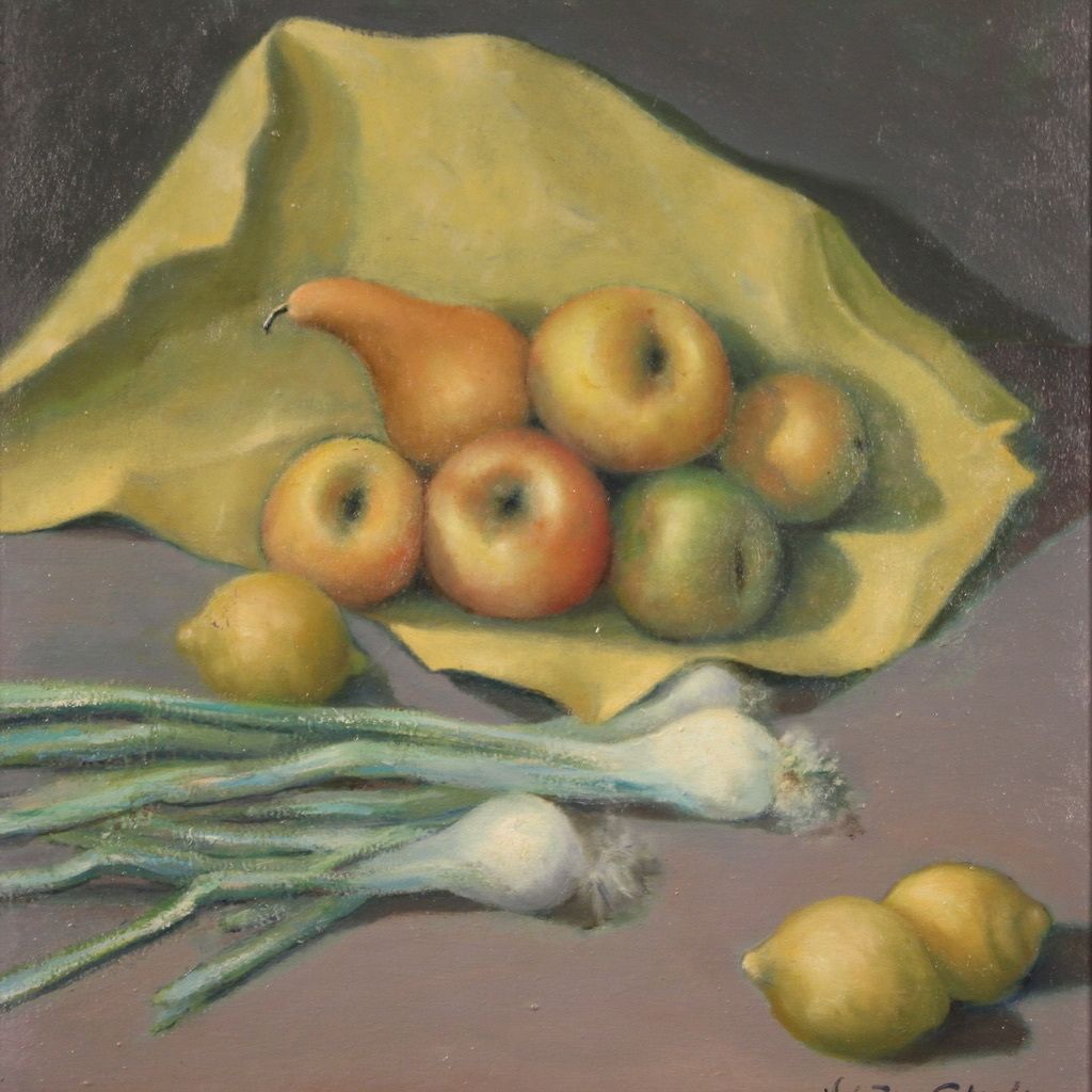 photo vintage Nature morte des années 1940, par Valentino Ghiglia