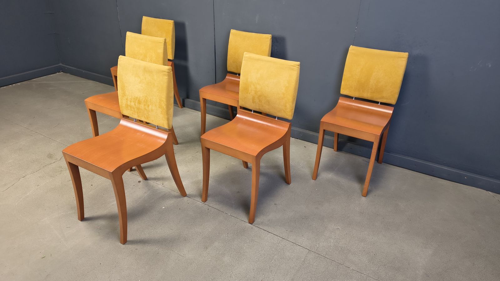 photo furniture Set Of 6 Finn Dining Chairs By Ligne Roset, 1990s