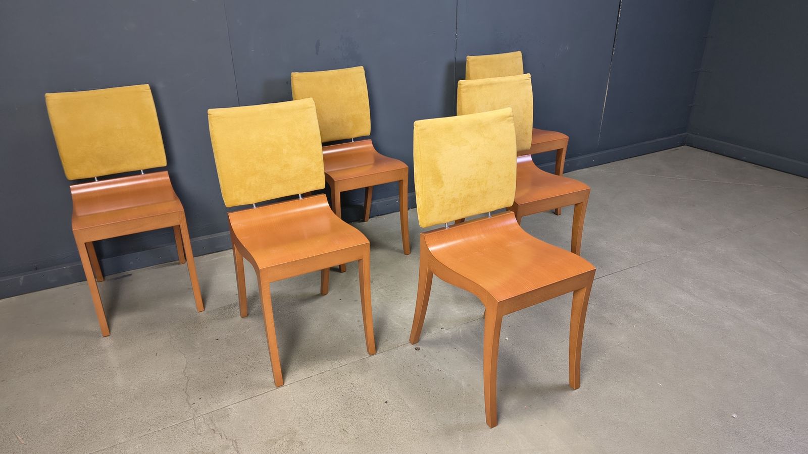 photo for sale Set Of 6 Finn Dining Chairs By Ligne Roset, 1990s