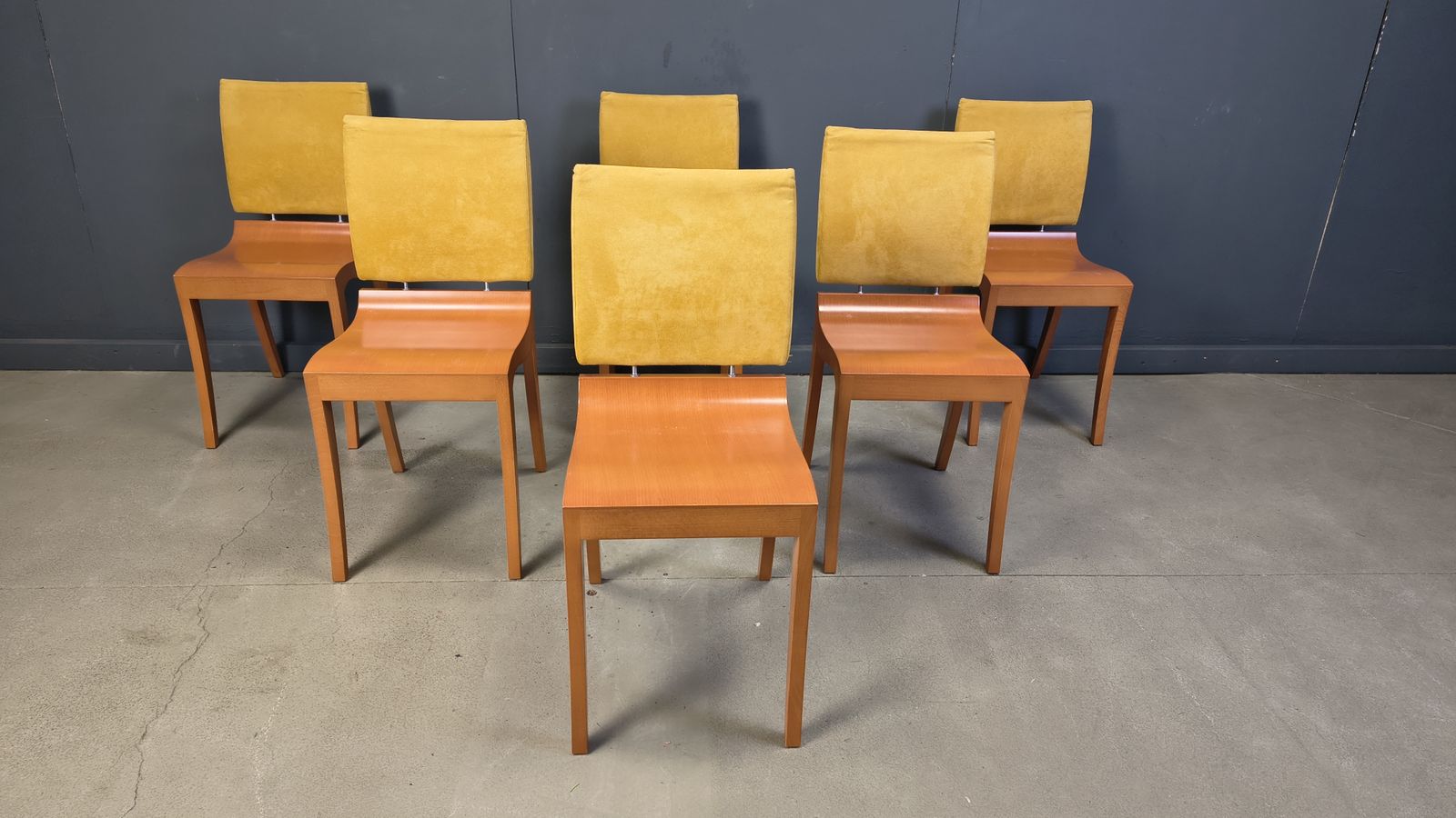 995.0 Set Of 6 Finn Dining Chairs By Ligne Roset, 1990s photo
